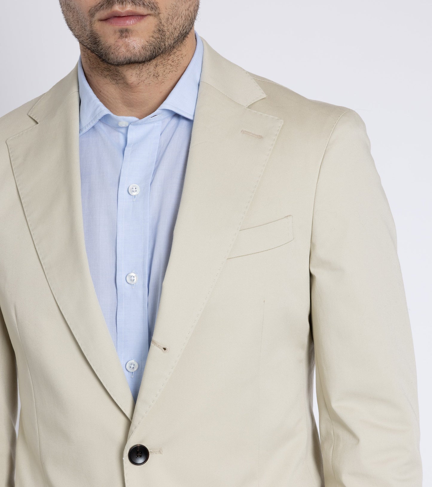 Trunk Walbrook Cotton Suit Jacket: Beige