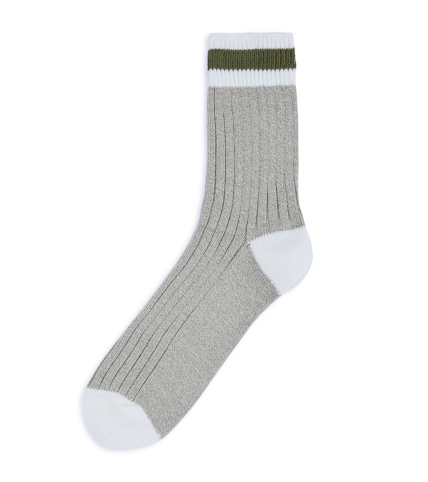 Anonymous Ism Tuck Cuff Striped Q Socks: Army