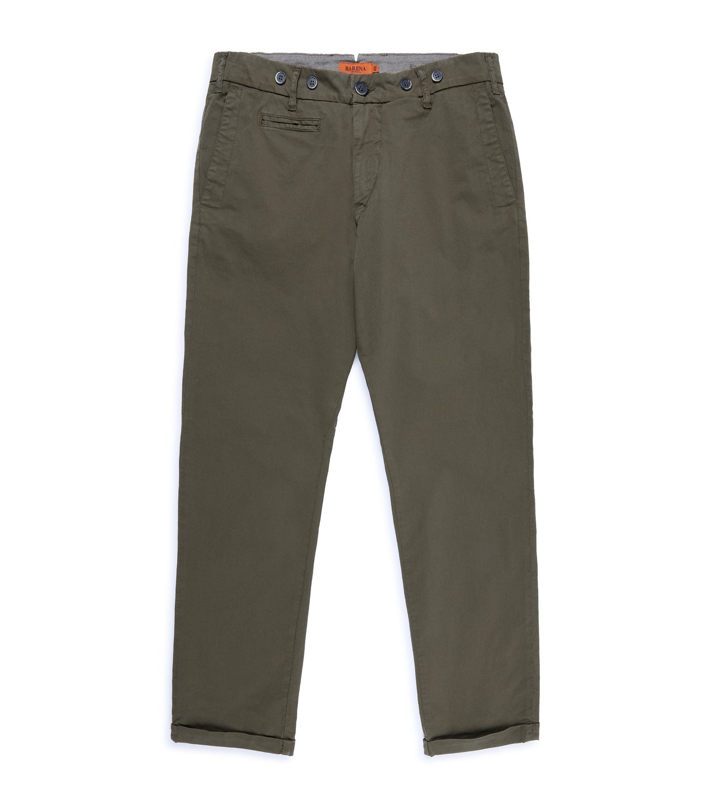 Barena Rampin Trevo Cotton Twill Trousers: Army