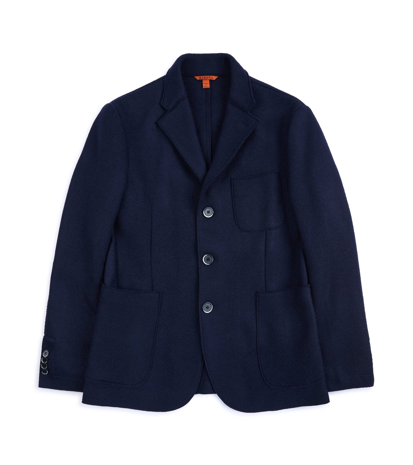 Barena Slanega Lanoso Wool Felt Jacket: Navy