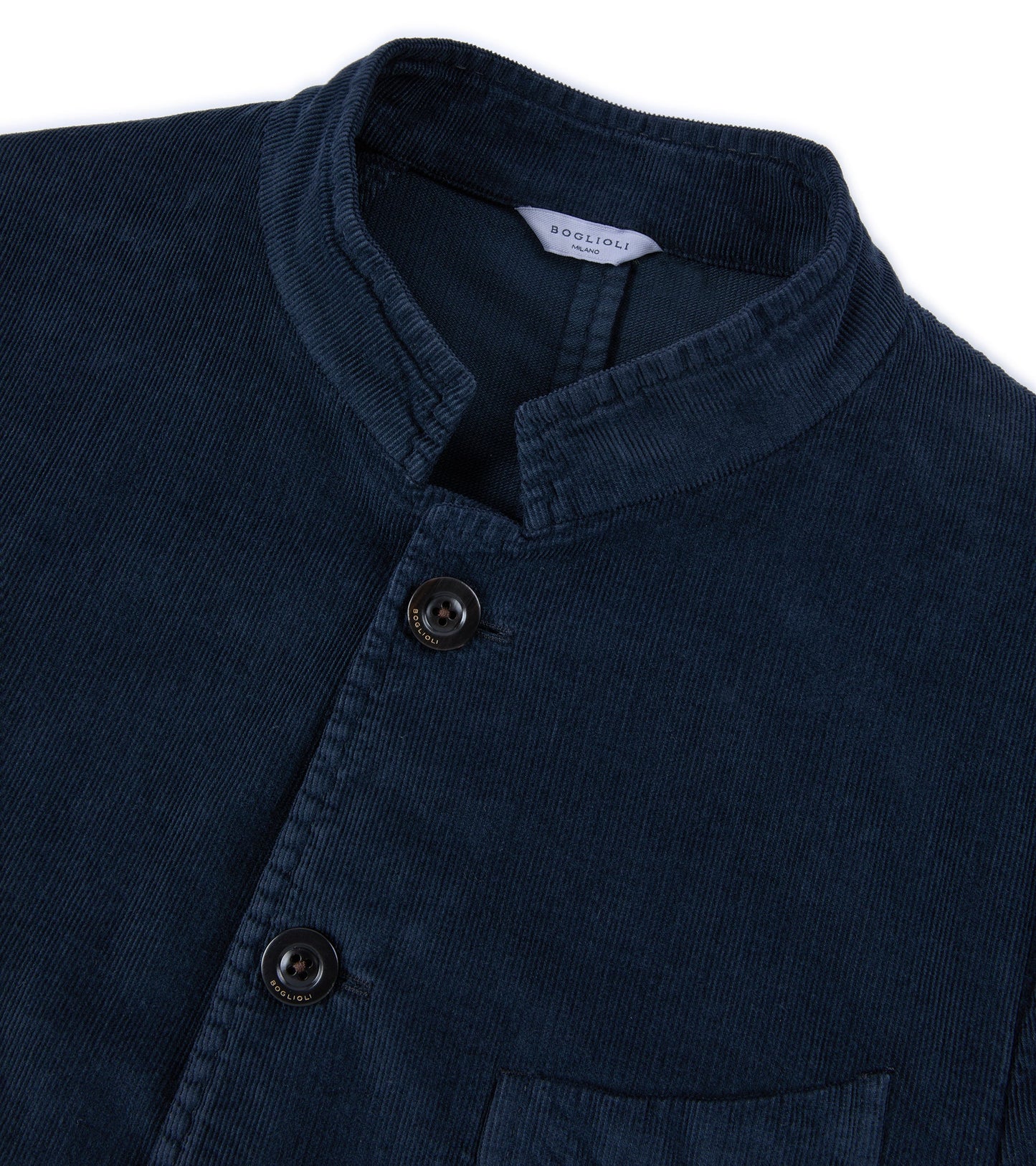 Boglioli Cotton Corduroy Gassman Jacket: Navy
