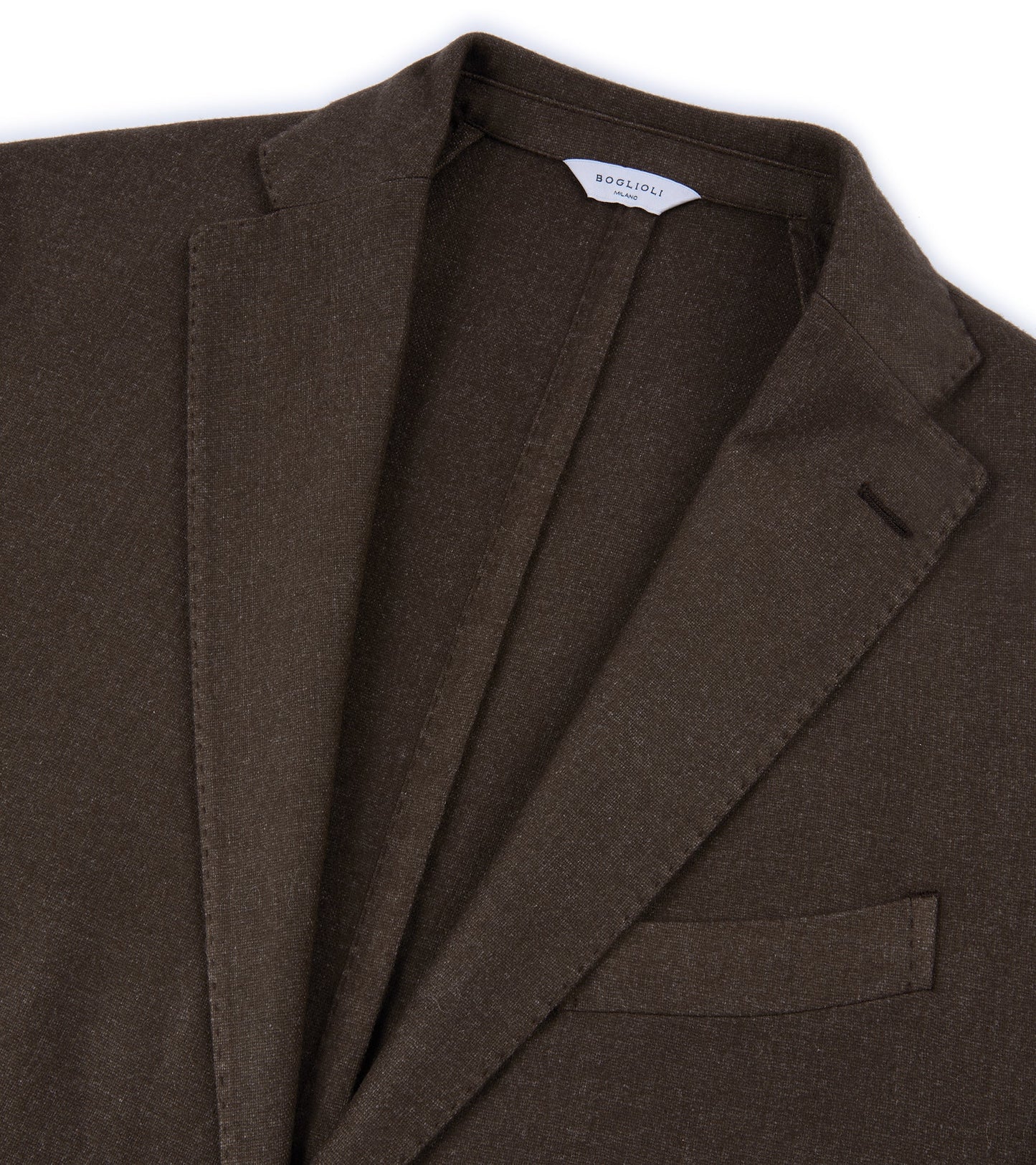 Boglioli Wool Melange Flannel K Jacket: Brown