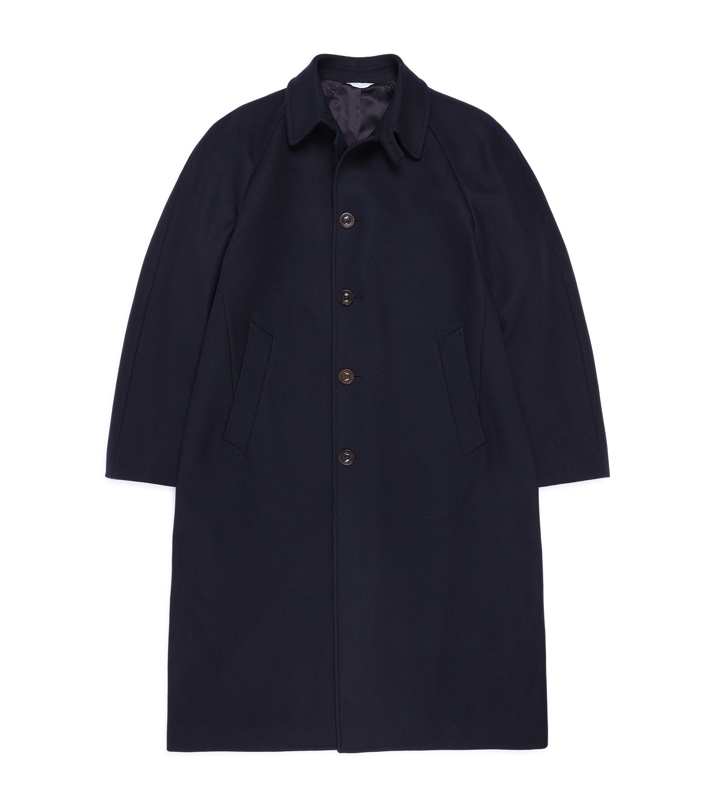 Boglioli Wool Tiroler Overcoat: Navy