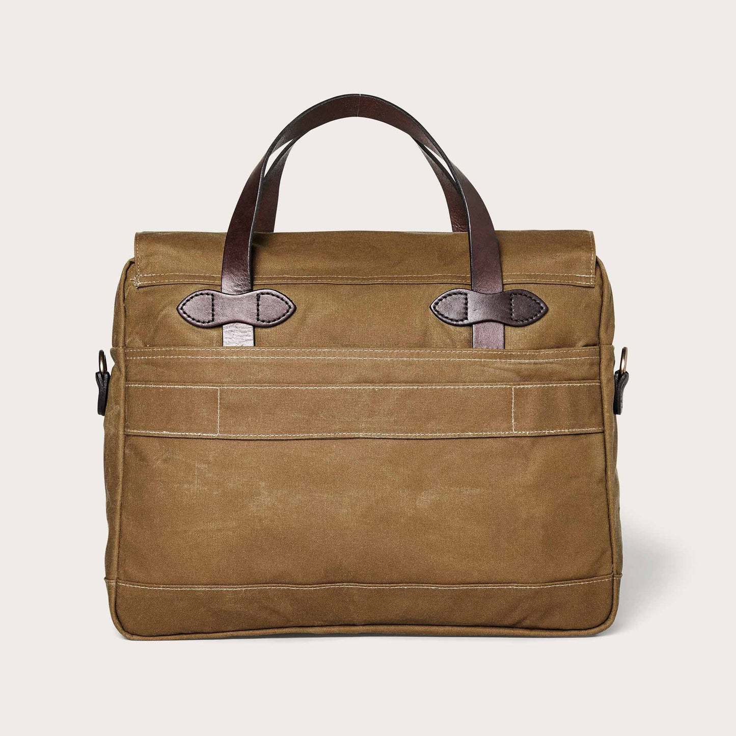 Filson 24hr Tincloth Briefcase: Tan