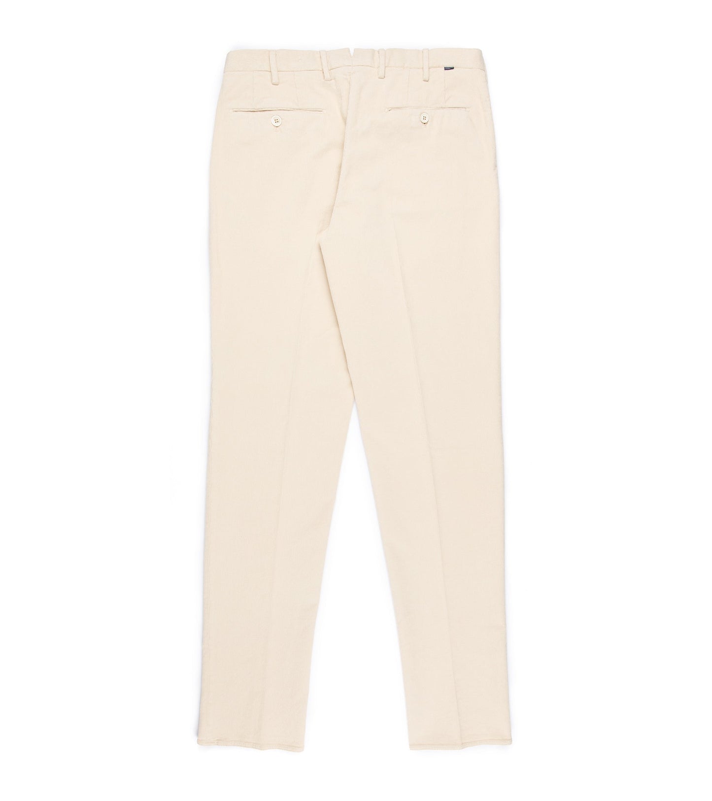 Incotex Regular Cotton Needlecord Trousers: Cream