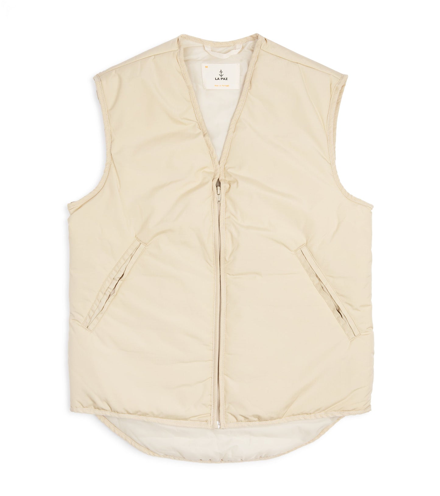 La Paz Penuco Ripstop Padded Vest: Ecru
