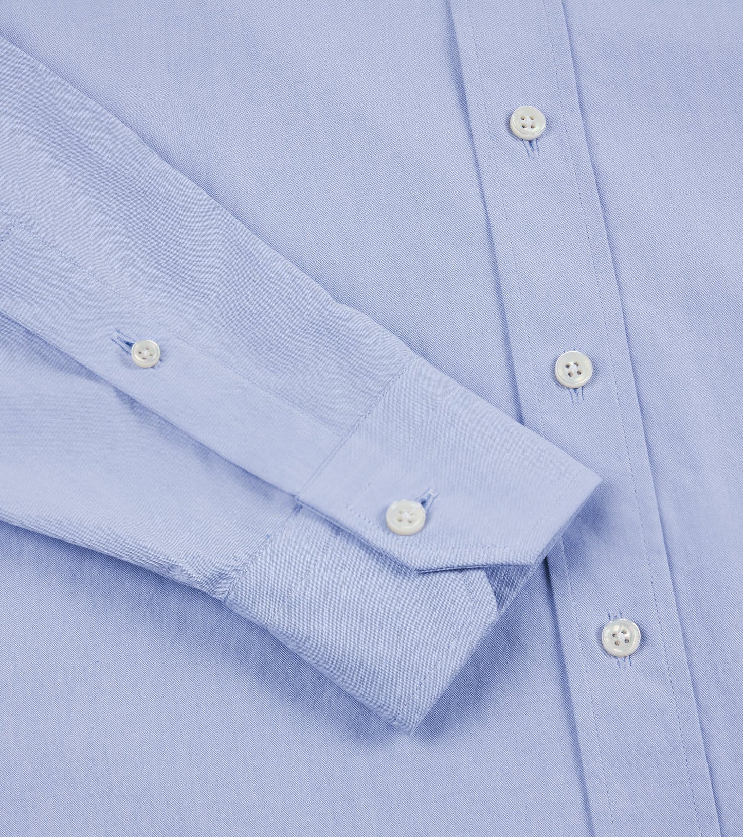 Salvatore Piccolo Cotton Canvas Shirt: Light Blue