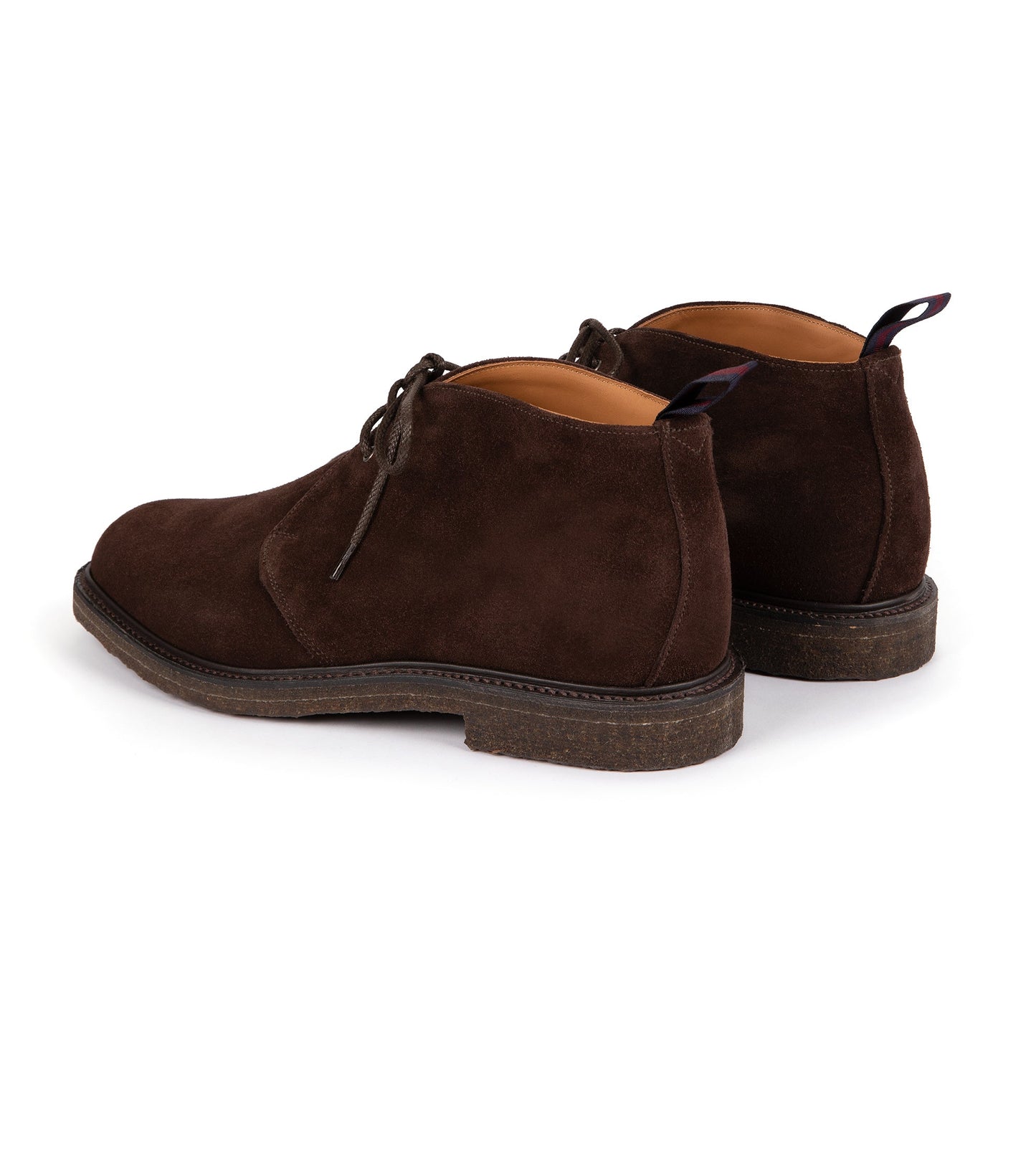 Sanders Harry Suede Chukka Boot: Dark Brown