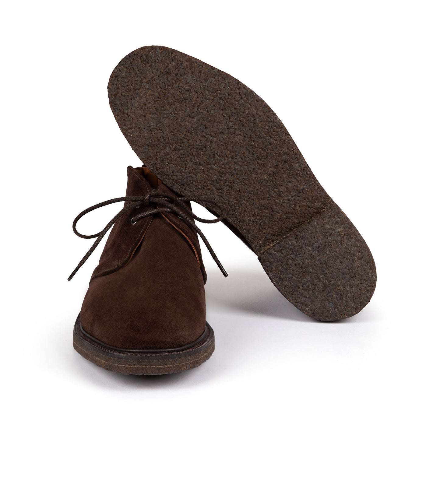 Sanders Harry Suede Chukka Boot: Dark Brown