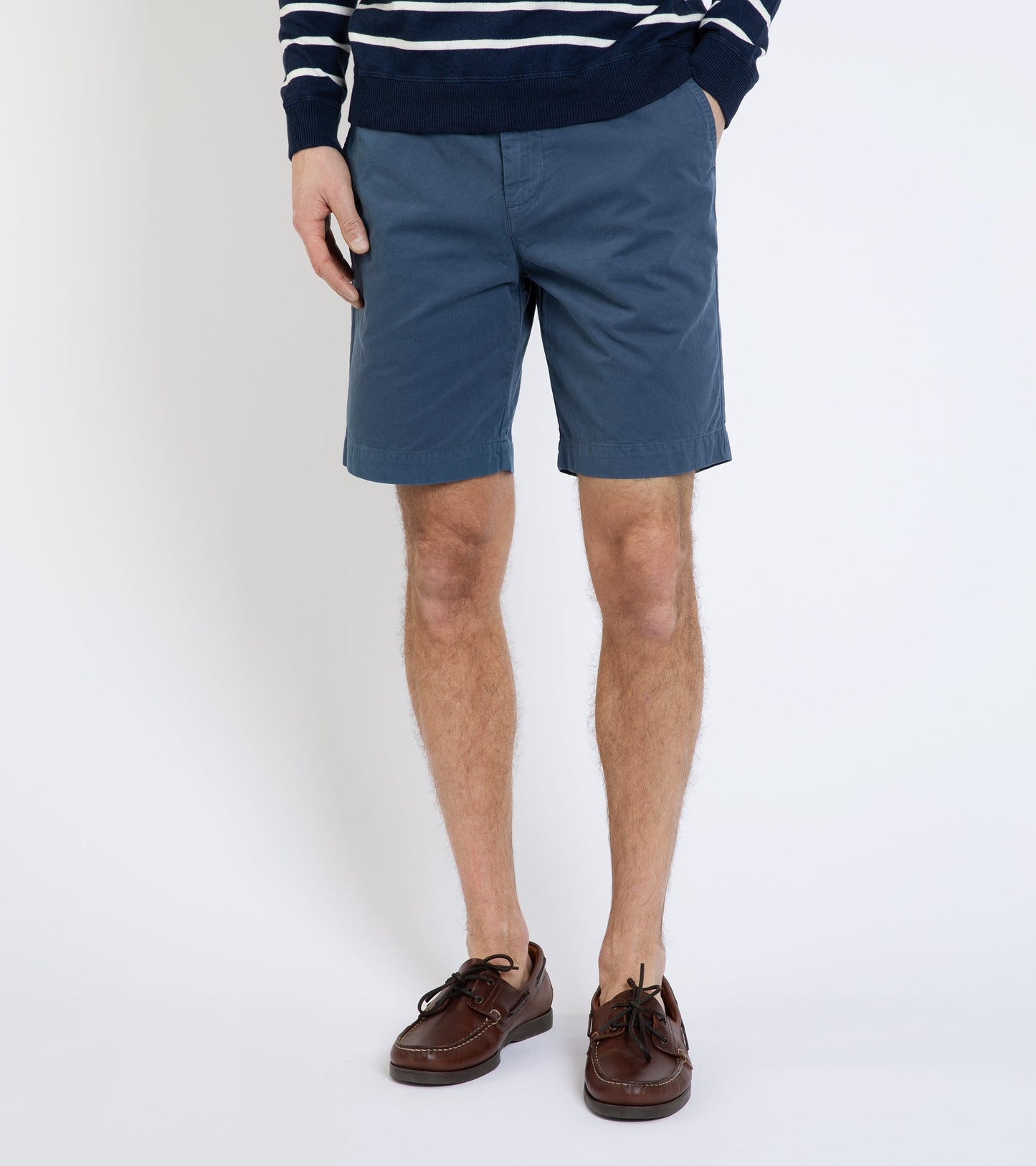 Trunk Hyde Garment Dyed Cotton Shorts: Blue