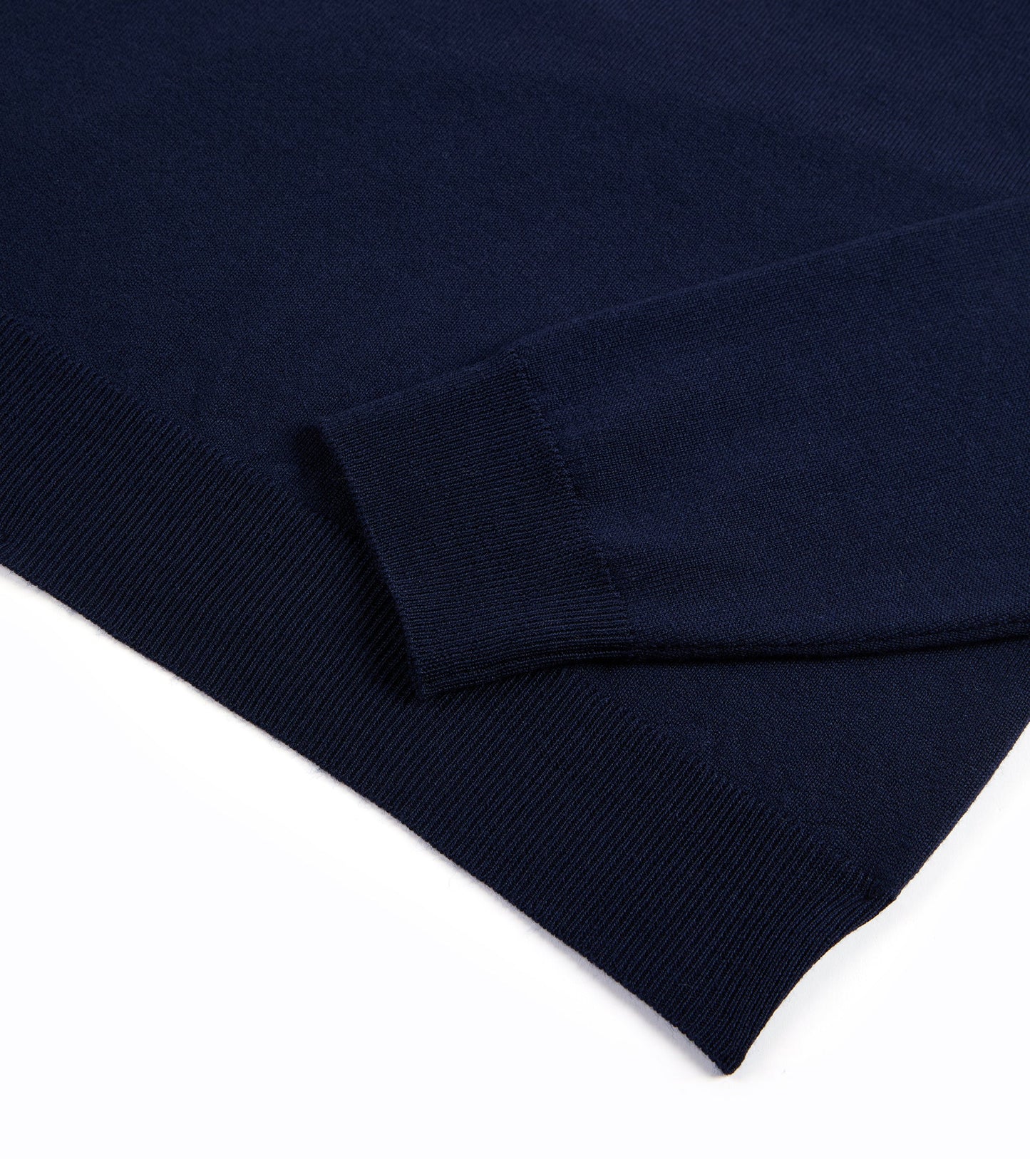 Trunk Bennet Merino Button Neck Sweater: Navy