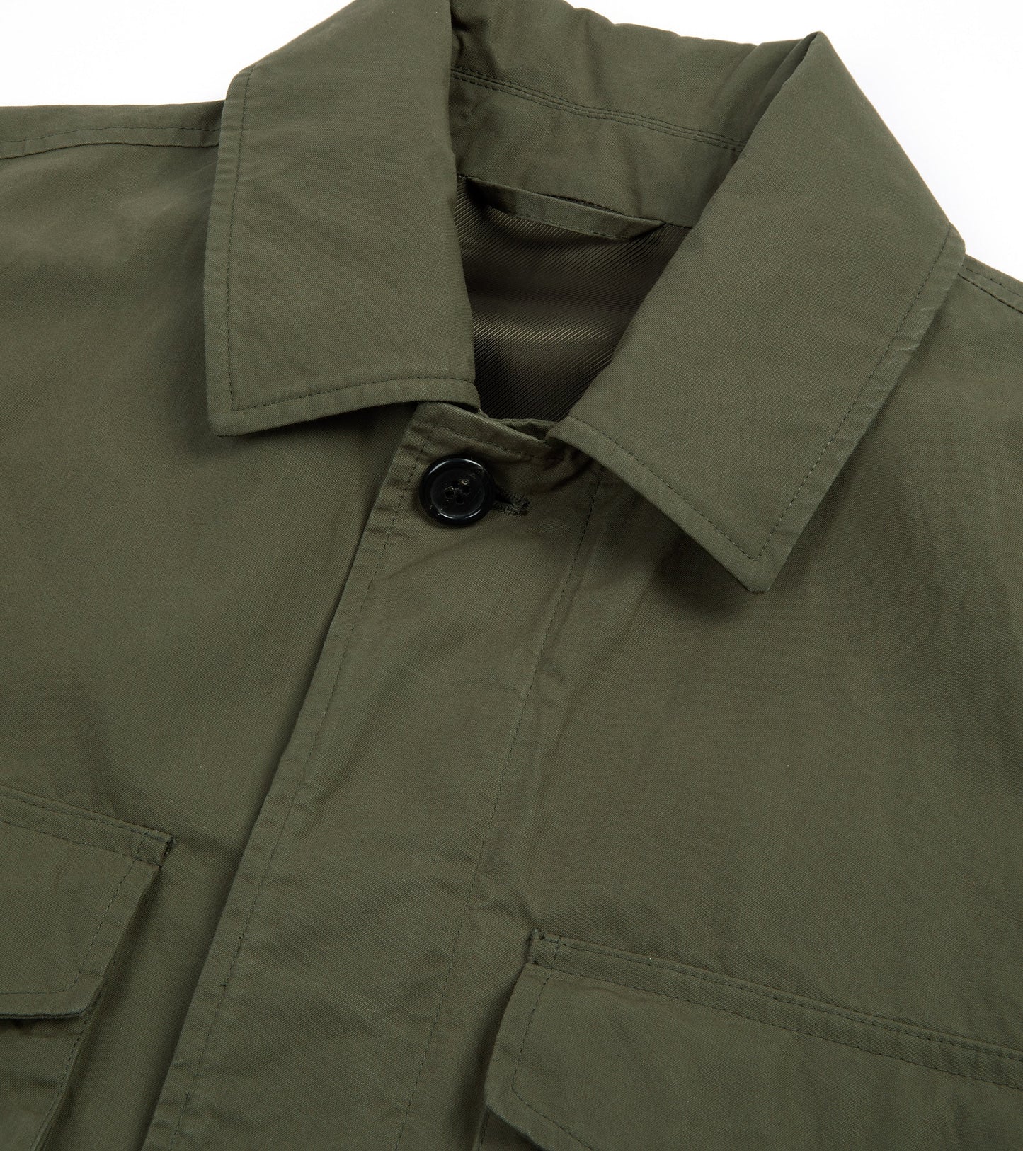 Trunk Blandford Waxed Cotton Field Jacket: Dark Olive