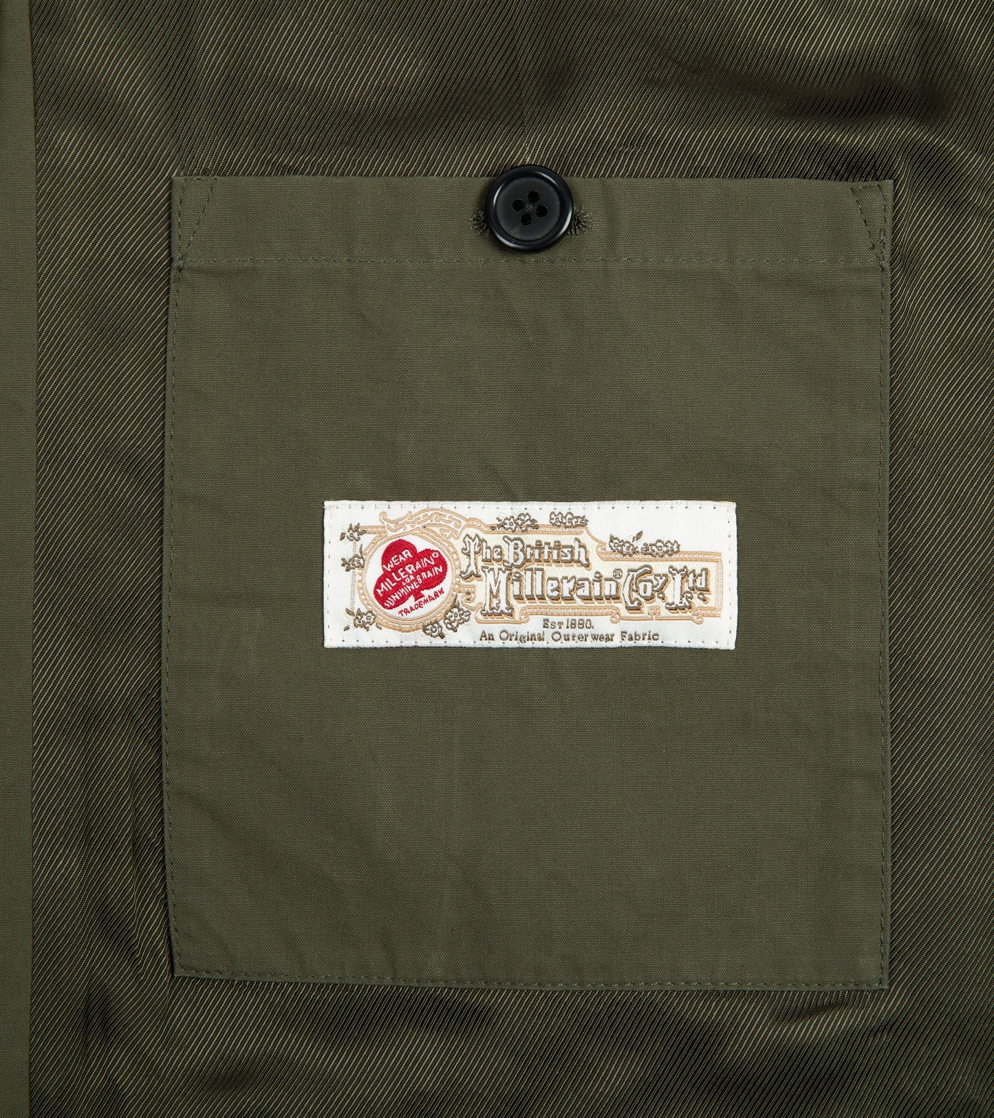 Trunk Blandford Waxed Cotton Field Jacket: Dark Olive