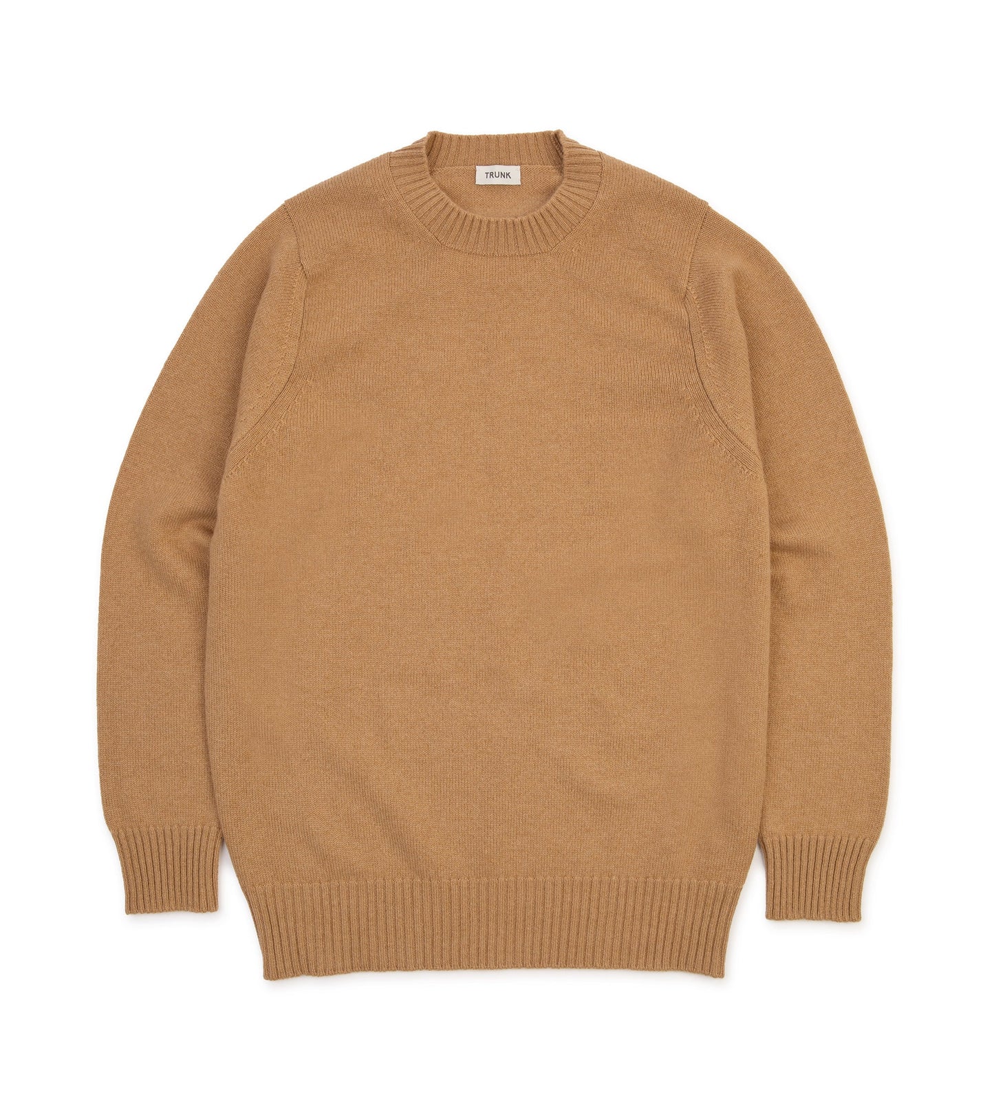 Trunk Crawford Cashmere Crew Neck Sweater: Camel