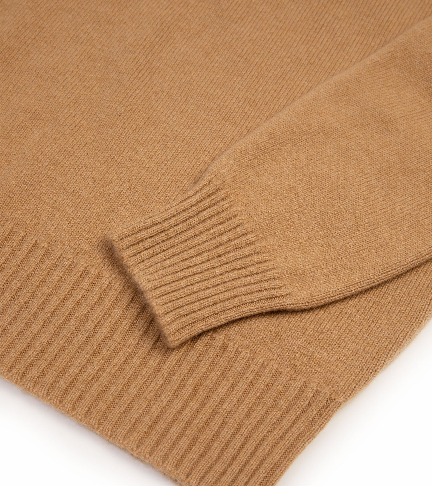Trunk Crawford Cashmere Crew Neck Sweater: Camel