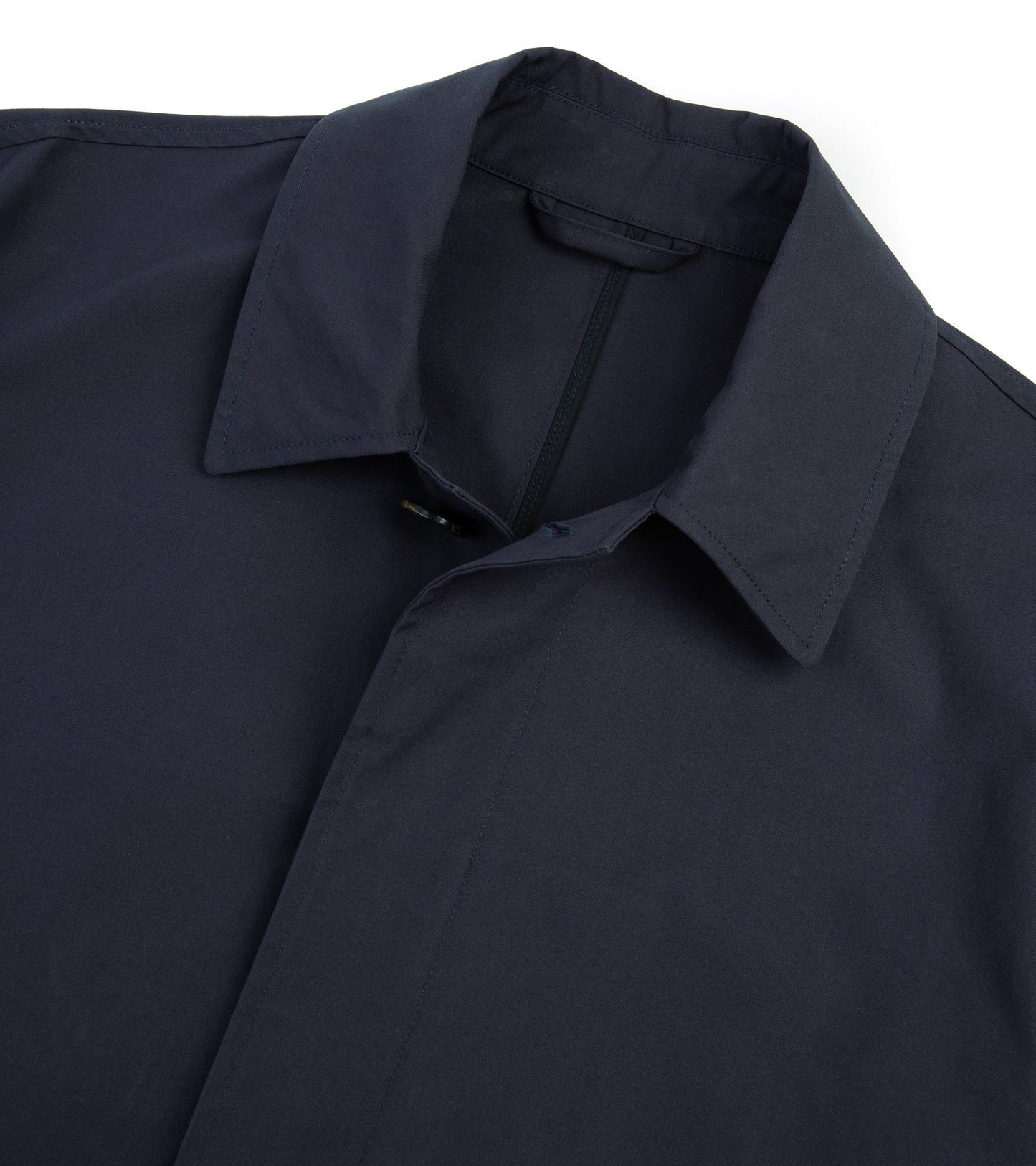 Trunk Halkin Organic Cotton Ventile Raincoat: Navy