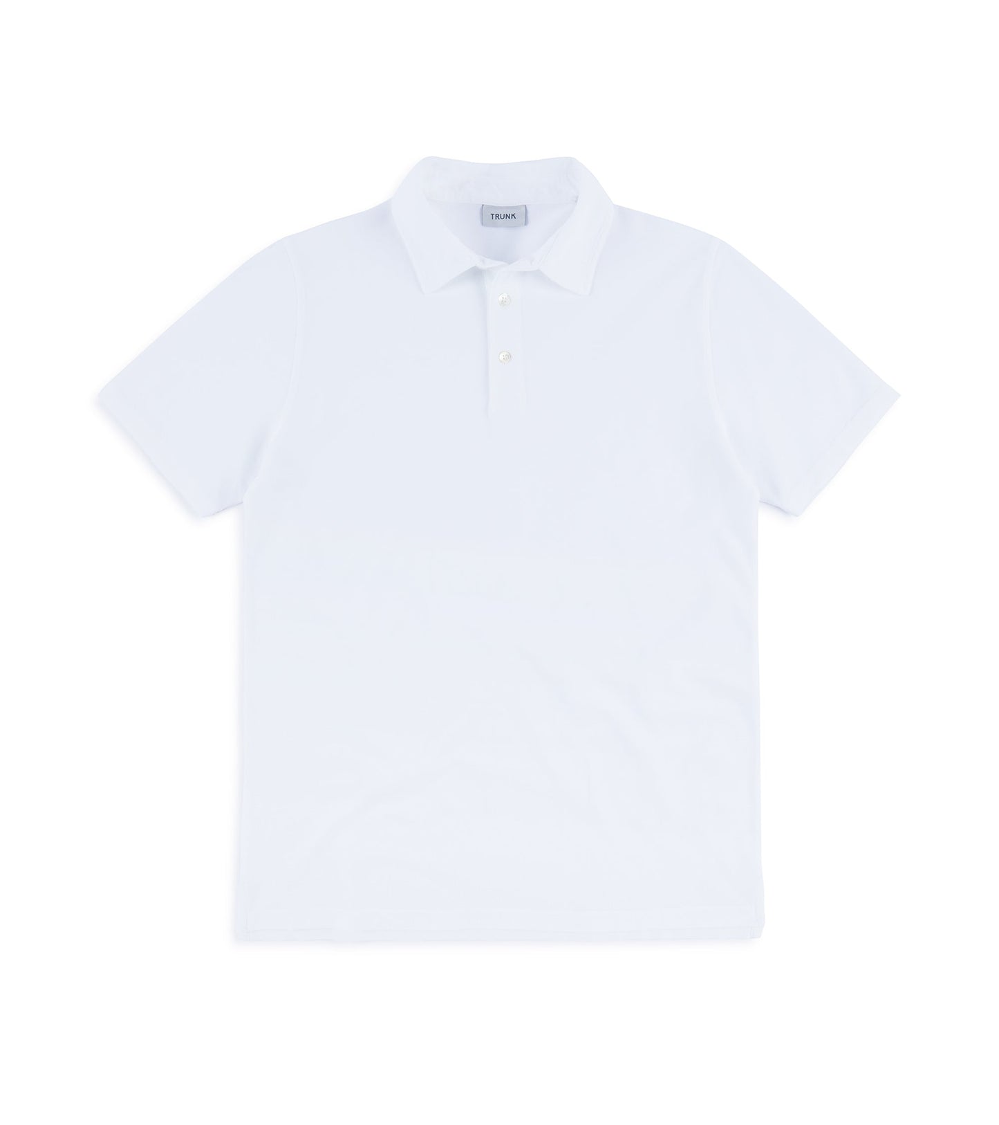 Trunk Moxon Short Sleeve Polo Shirt: White