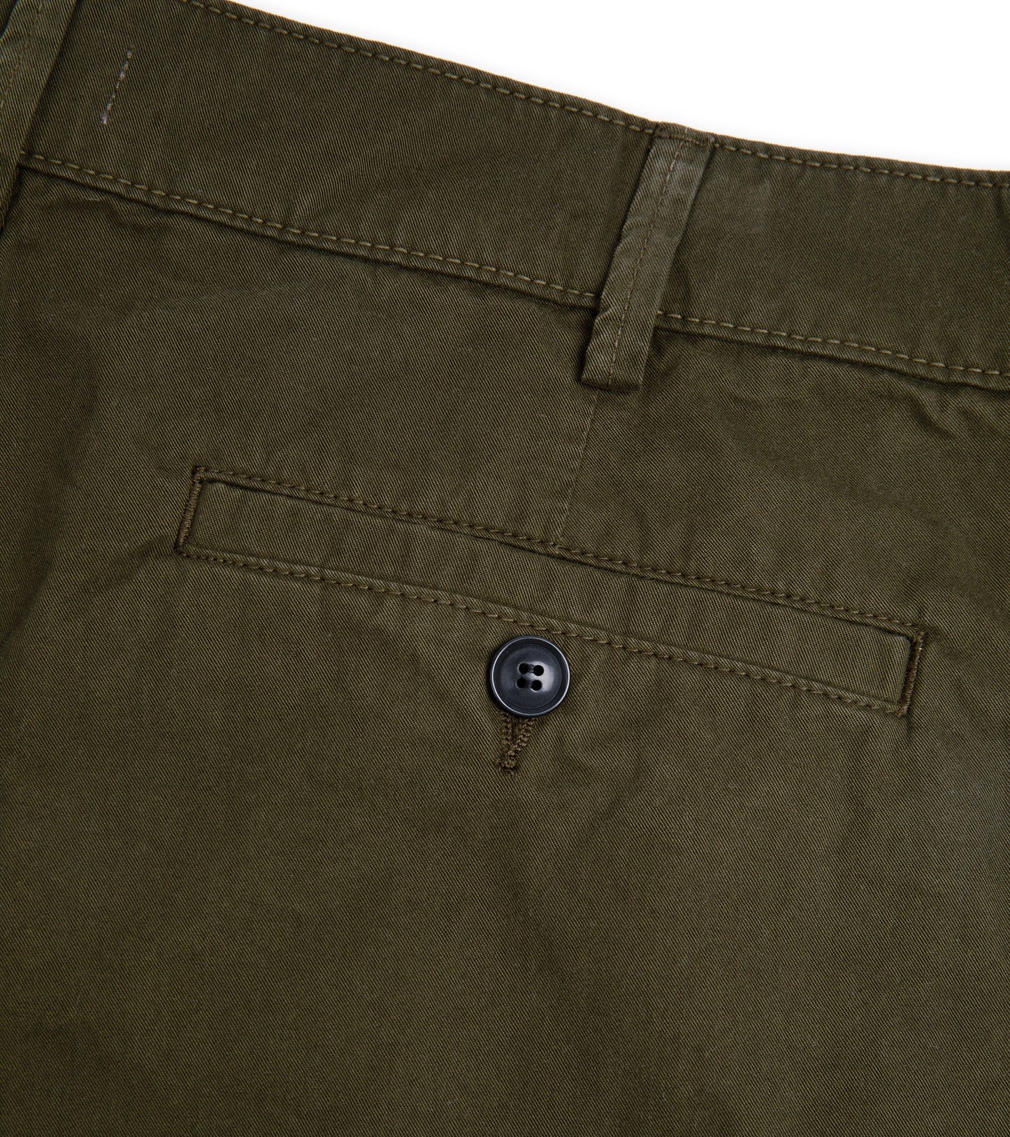 Trunk Hyde Garment Dyed Cotton Shorts: Dark Olive