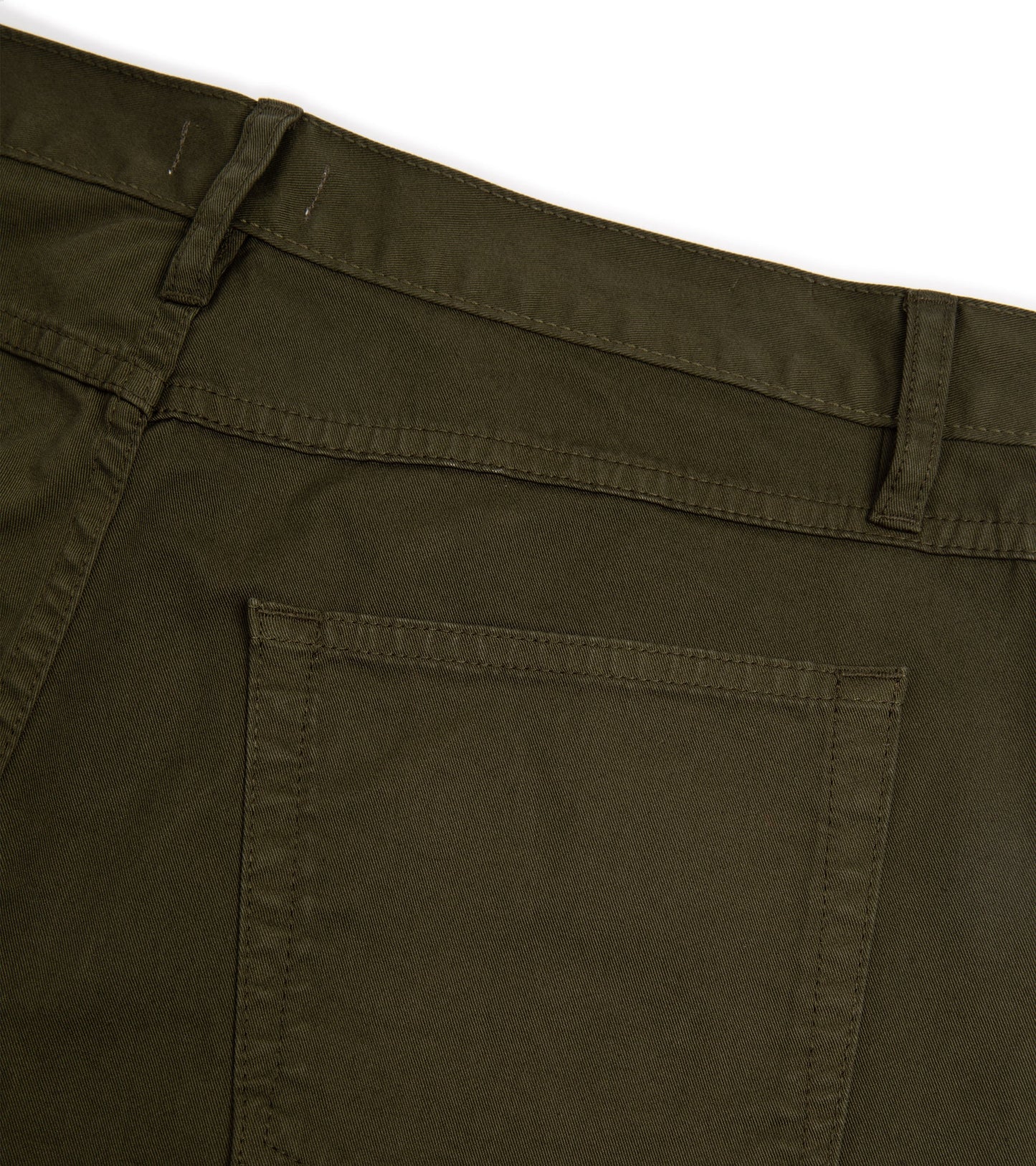 Trunk Duke Cotton 5 Pocket Trousers: Dark Olive