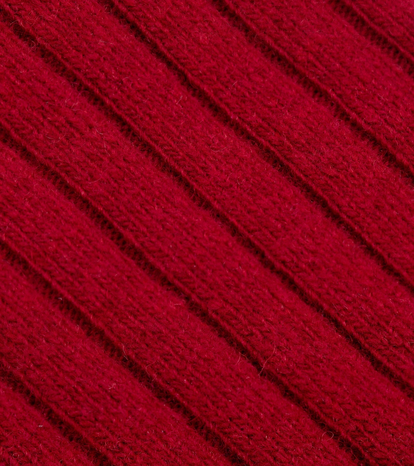Tabio Merino Ribbed Socks: Red