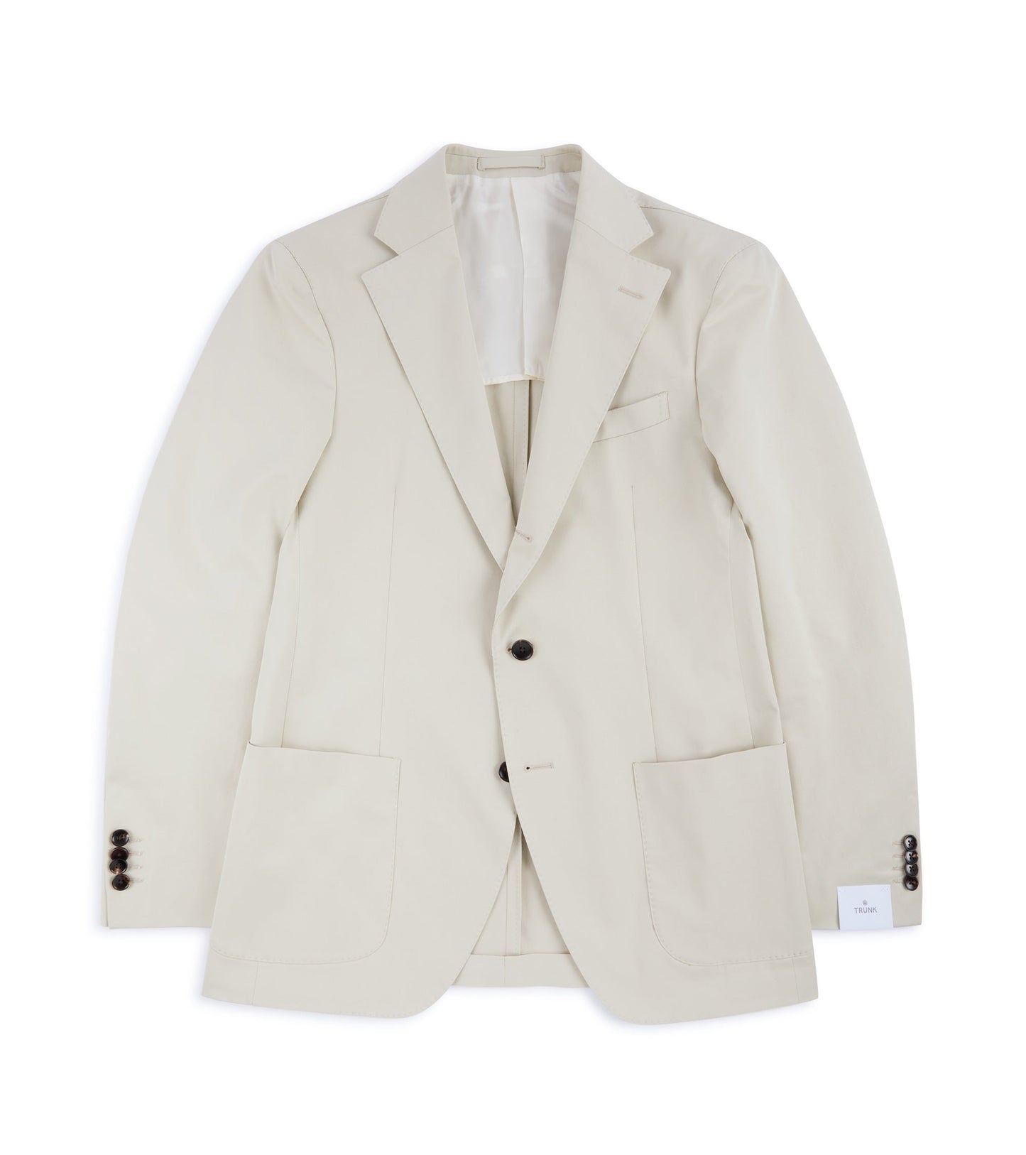 Trunk Walbrook Cotton Suit Jacket: Beige