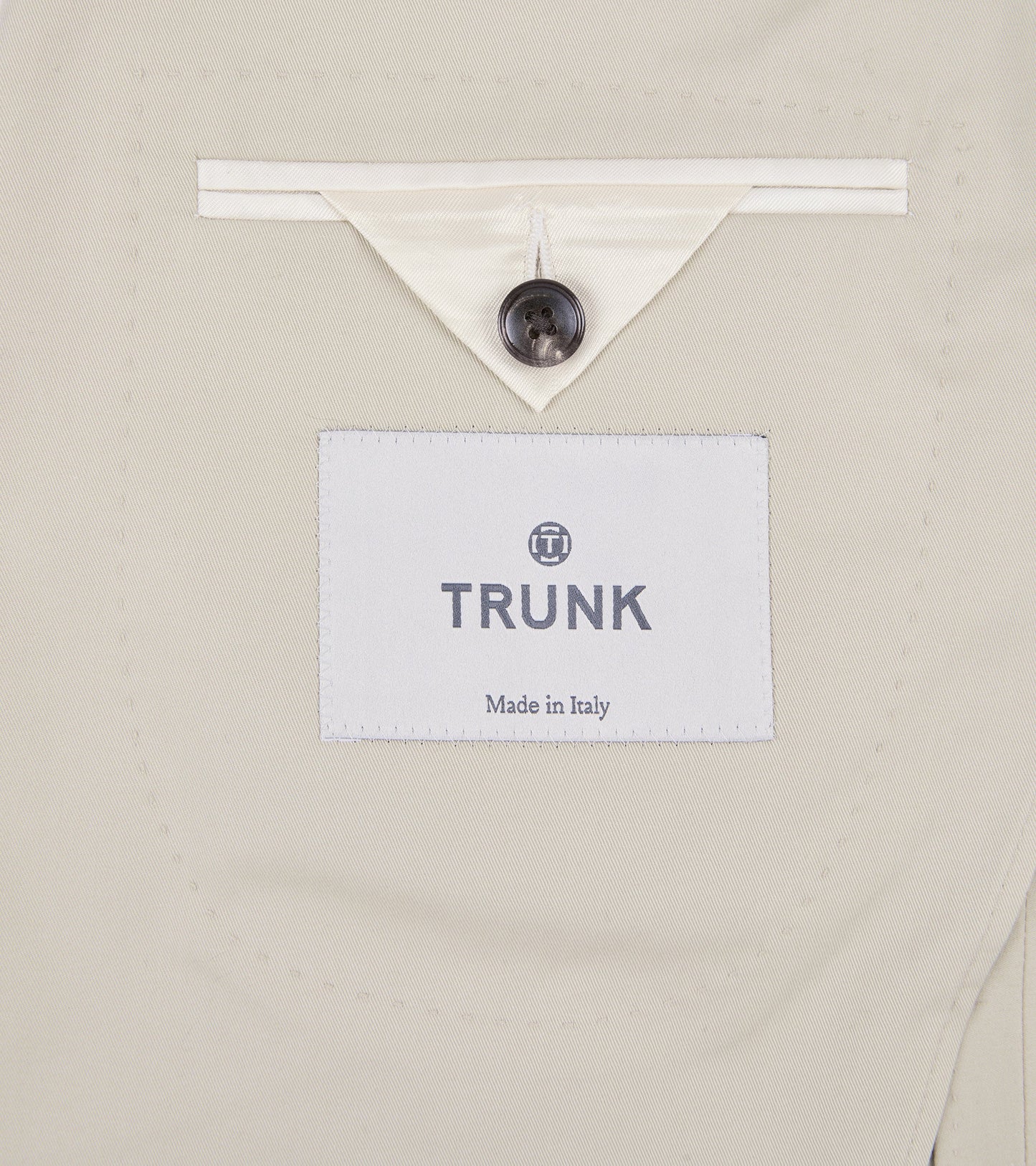 Trunk Walbrook Cotton Suit Jacket: Beige