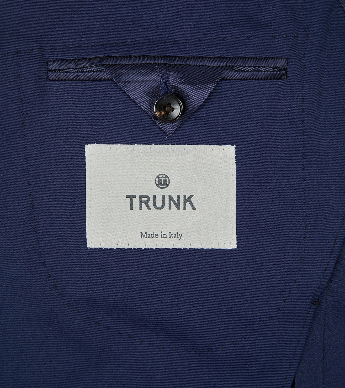 Trunk Walbrook Cotton Suit Jacket: Navy