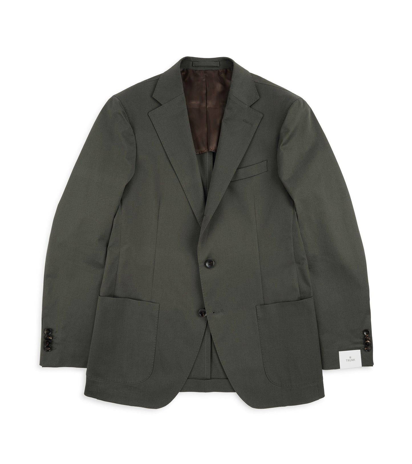 Trunk Walbrook Cotton Suit Jacket: Olive