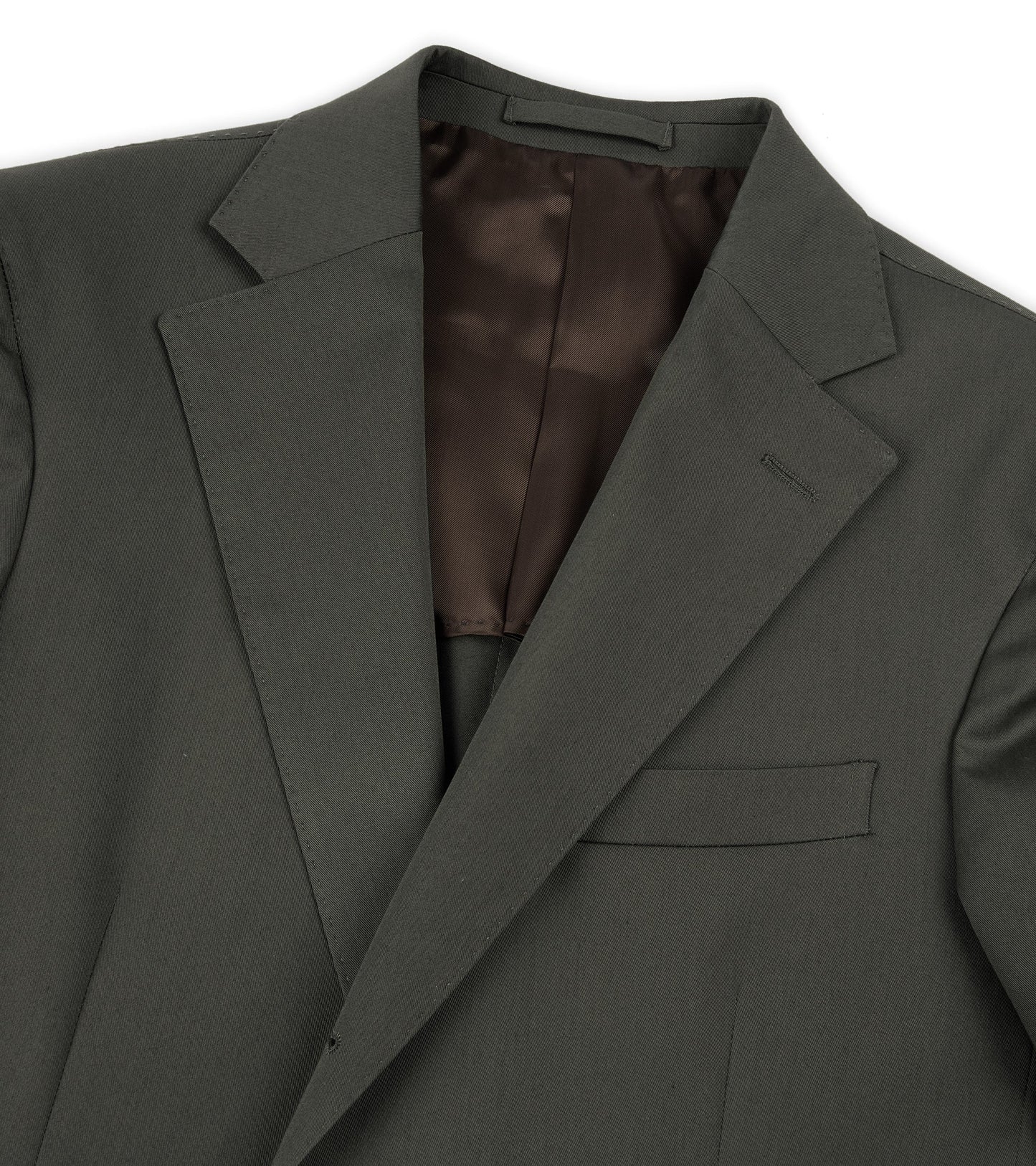 Trunk Walbrook Cotton Suit Jacket: Olive