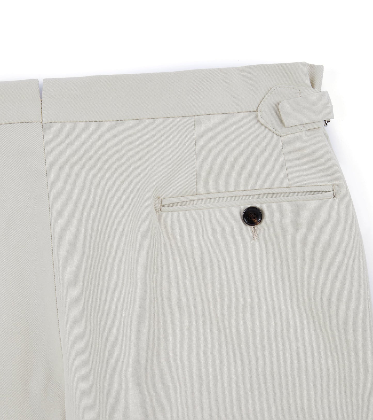 Trunk Walbrook Cotton Suit Trousers: Beige