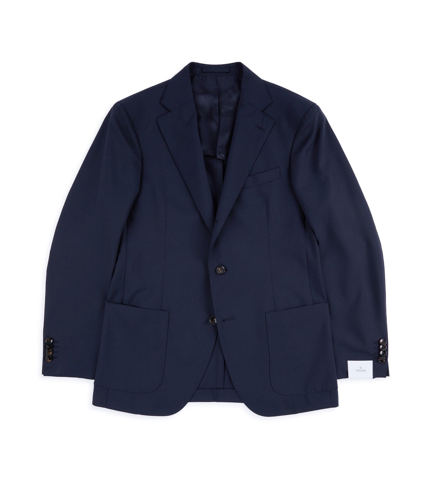 Trunk Walbrook Wool Fresco Suit Jacket: Navy
