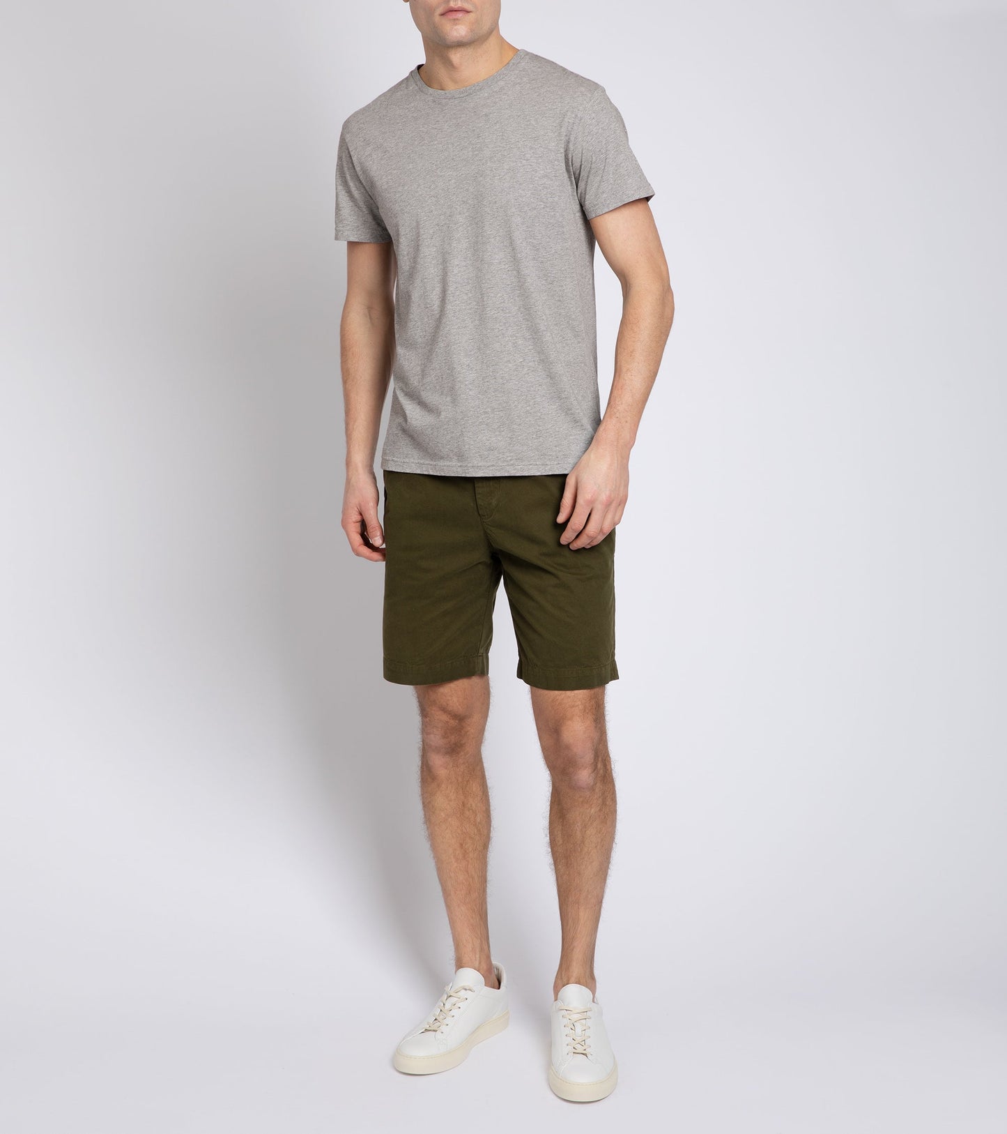 Trunk Hyde Garment Dyed Cotton Shorts: Dark Olive