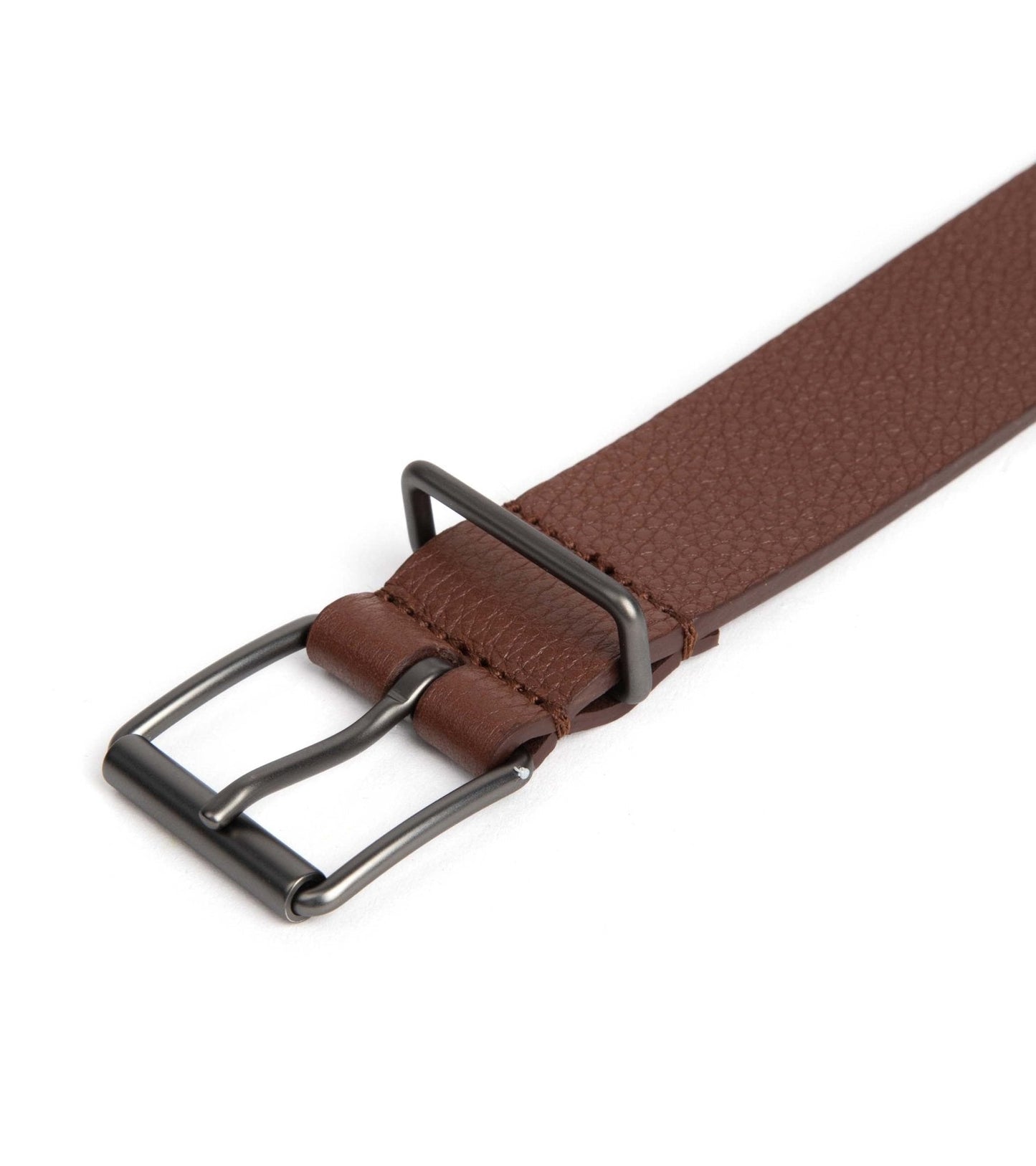 Anderson's Pebblegrain Leather Belt: Brown