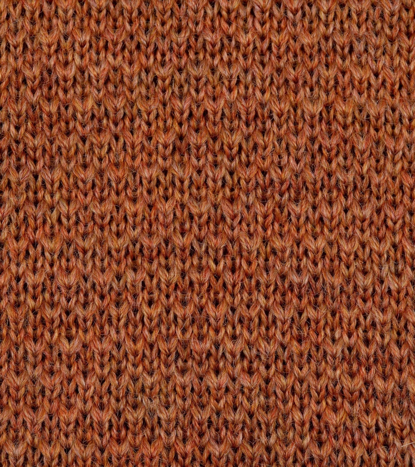 Bigi Wool Knit Tie: Burnt Orange