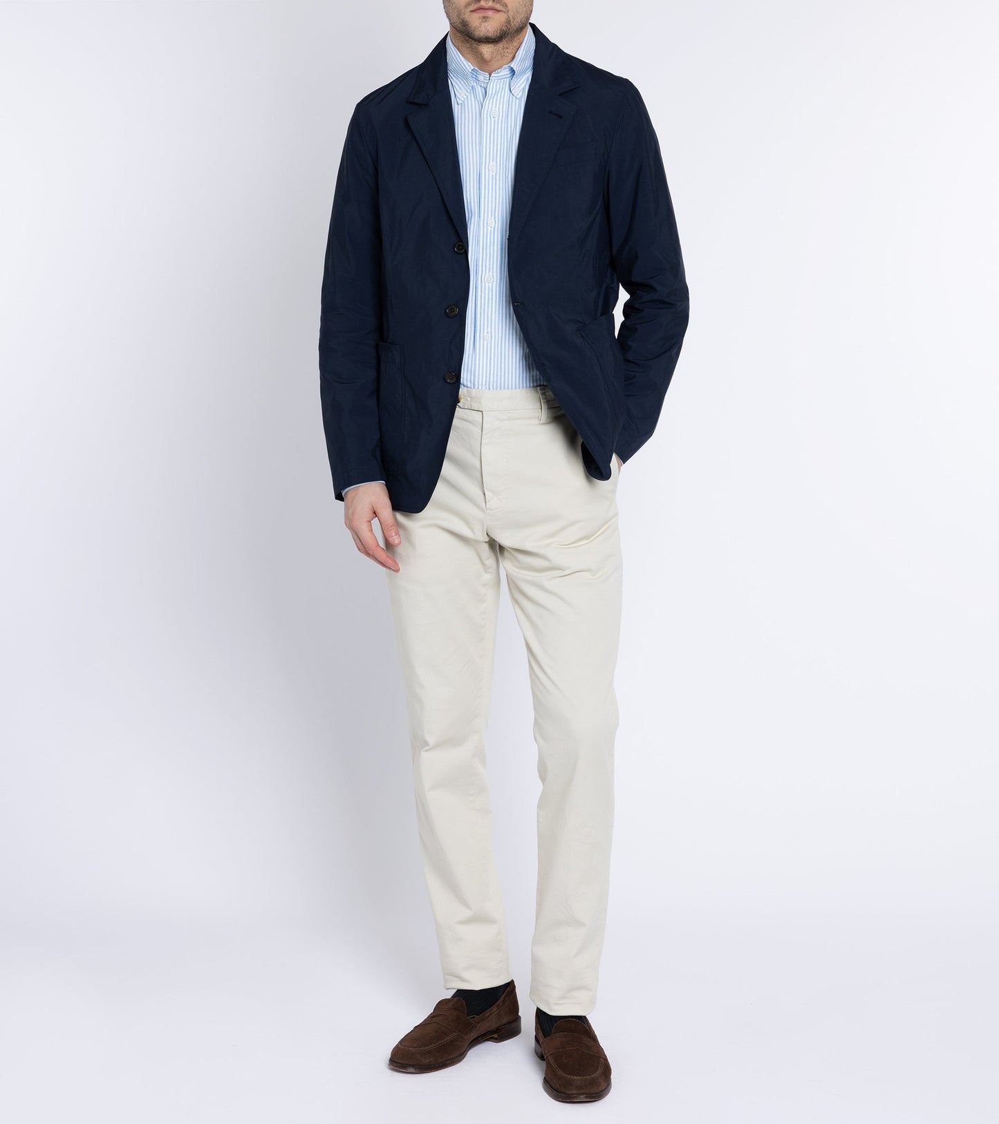 Trunk Culcross Japanese Nylon Jacket: Navy