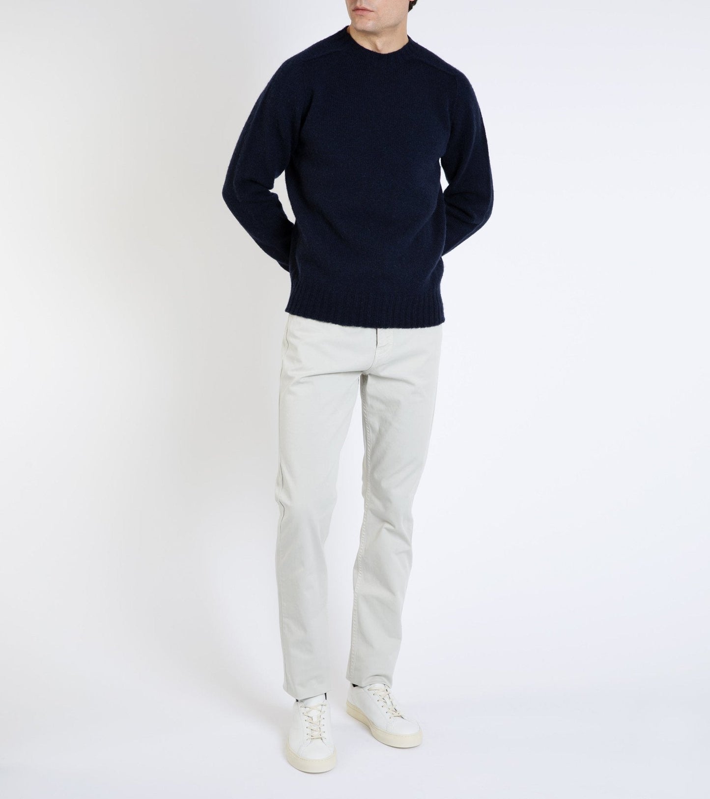 Trunk Duke Cotton 5 Pocket Trousers: Stone