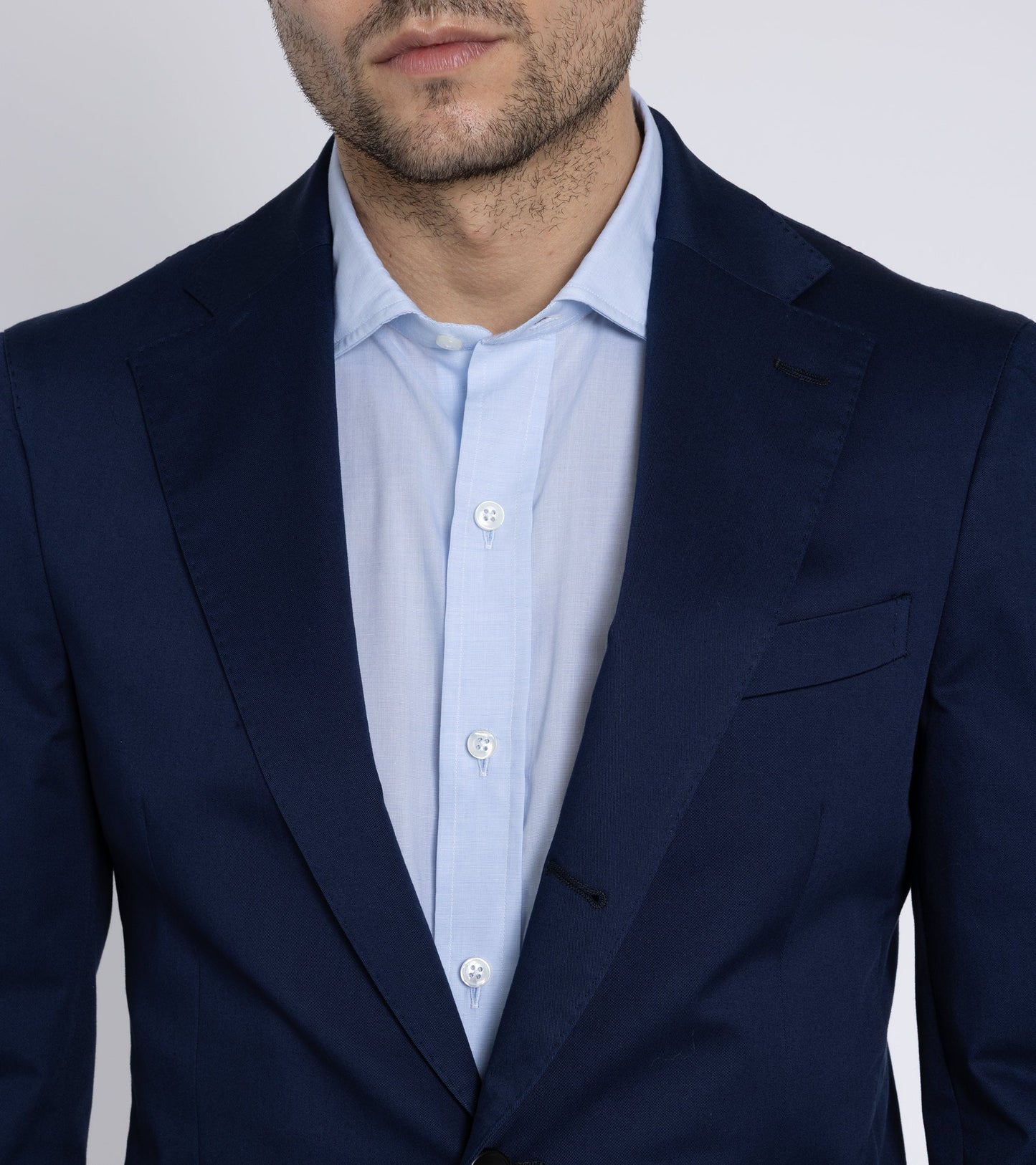 Trunk Walbrook Cotton Suit Jacket: Navy