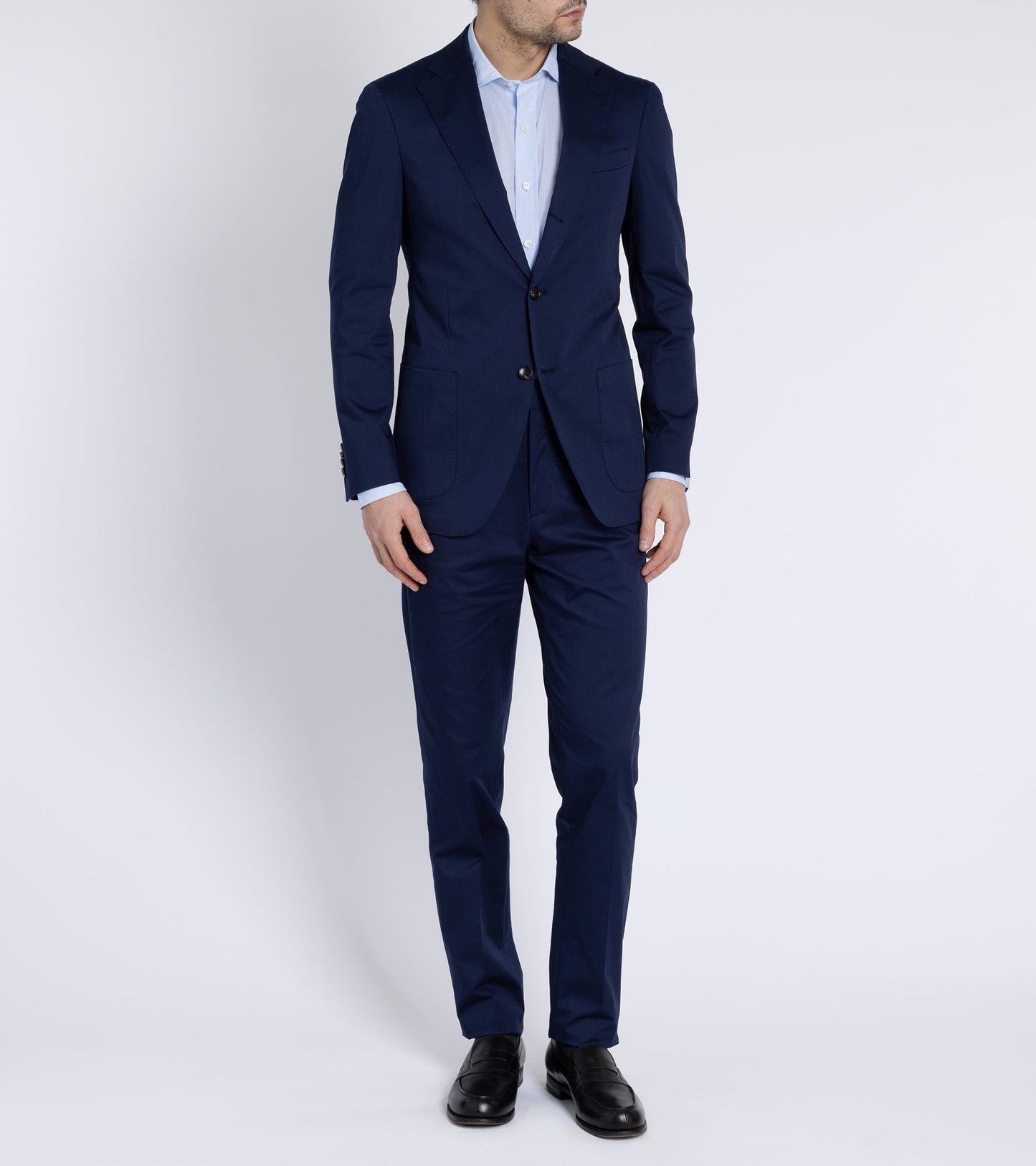 Trunk Walbrook Cotton Suit Jacket: Navy