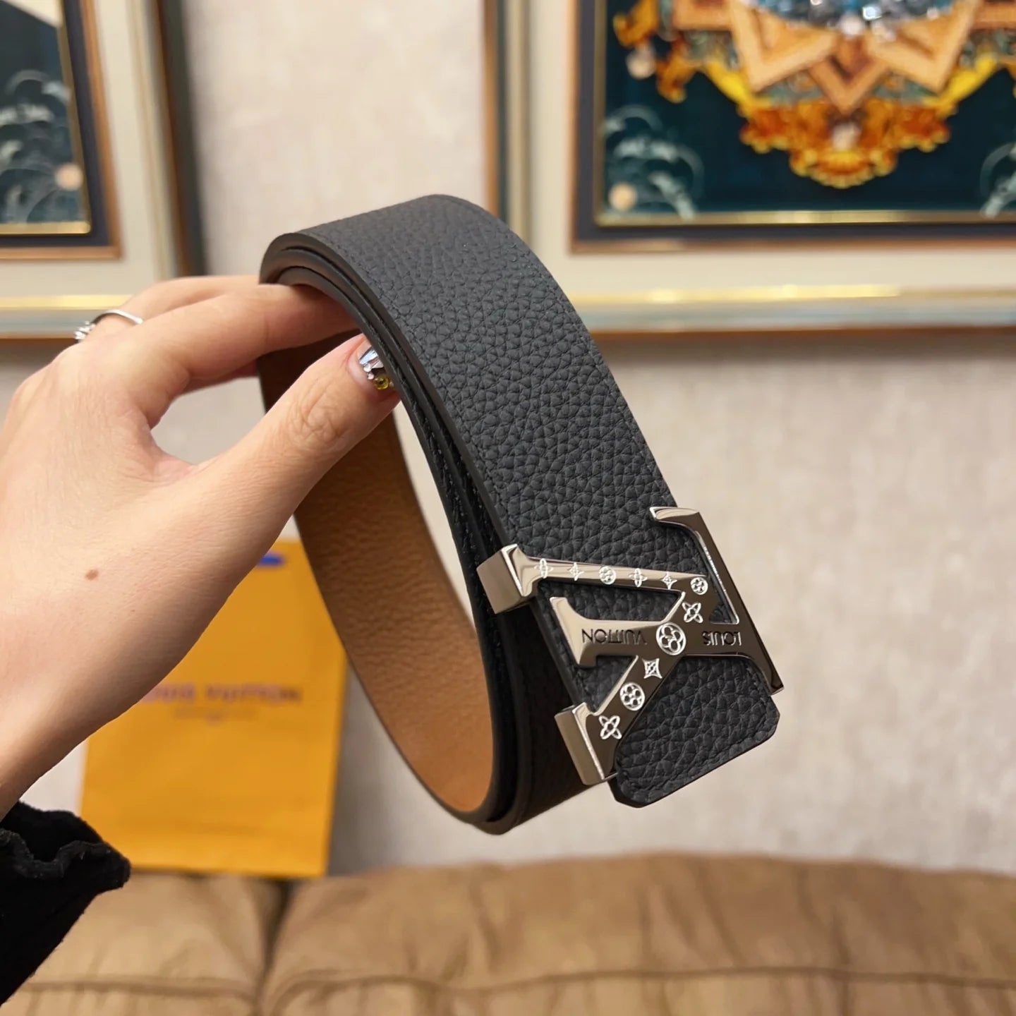 3.8CM new belt with body head layer belt 1025031021