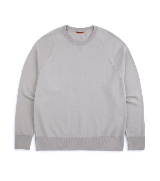 Barena Griego Basilio Merino Knit Sweatshirt: Grey