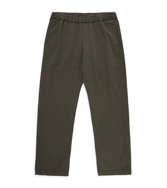 Barena Bativoga Trevo Cotton Twill Trousers: Army