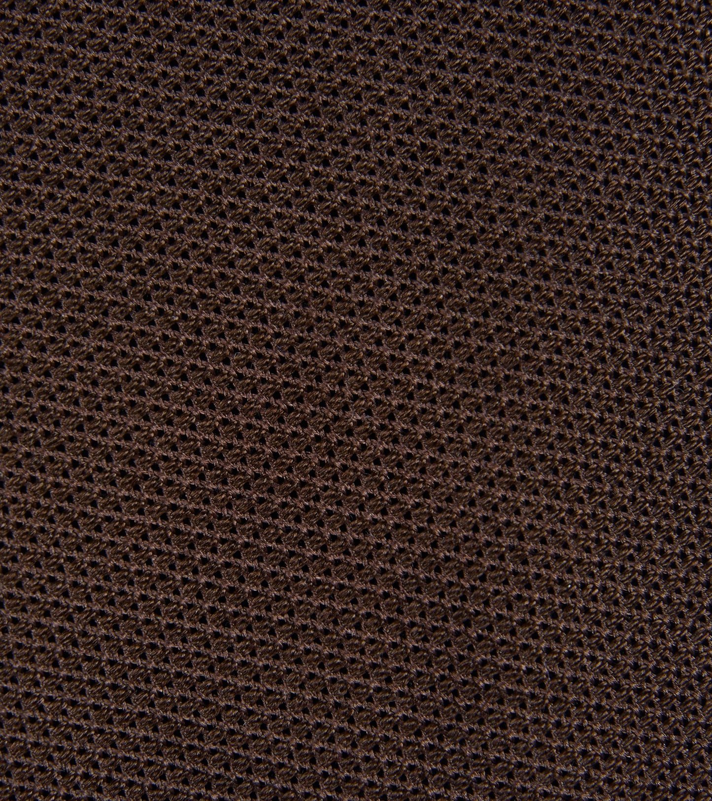 Bigi Fine Silk Grenadine Tie: Brown