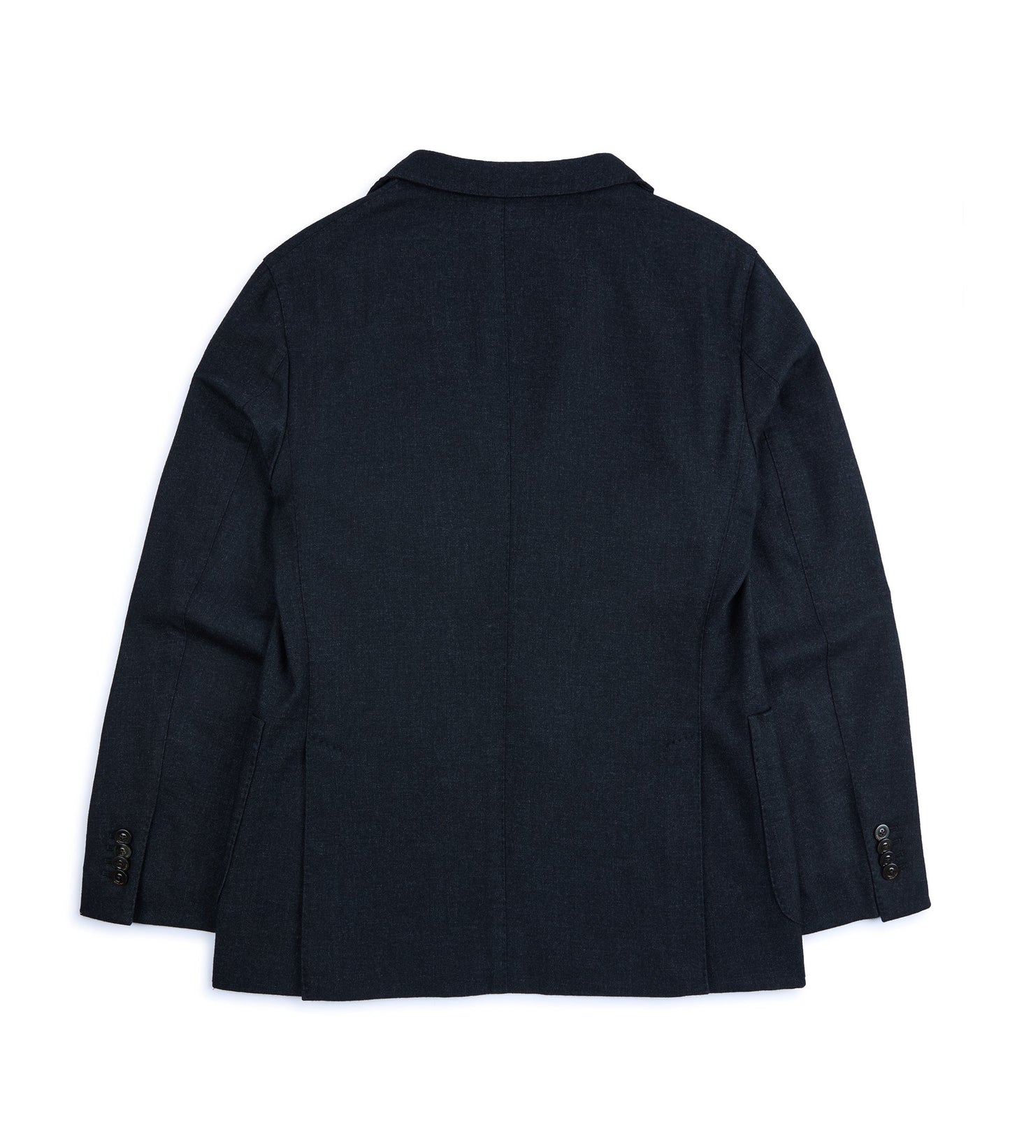 Boglioli Wool Melange Flannel K Jacket: Navy Charcoal