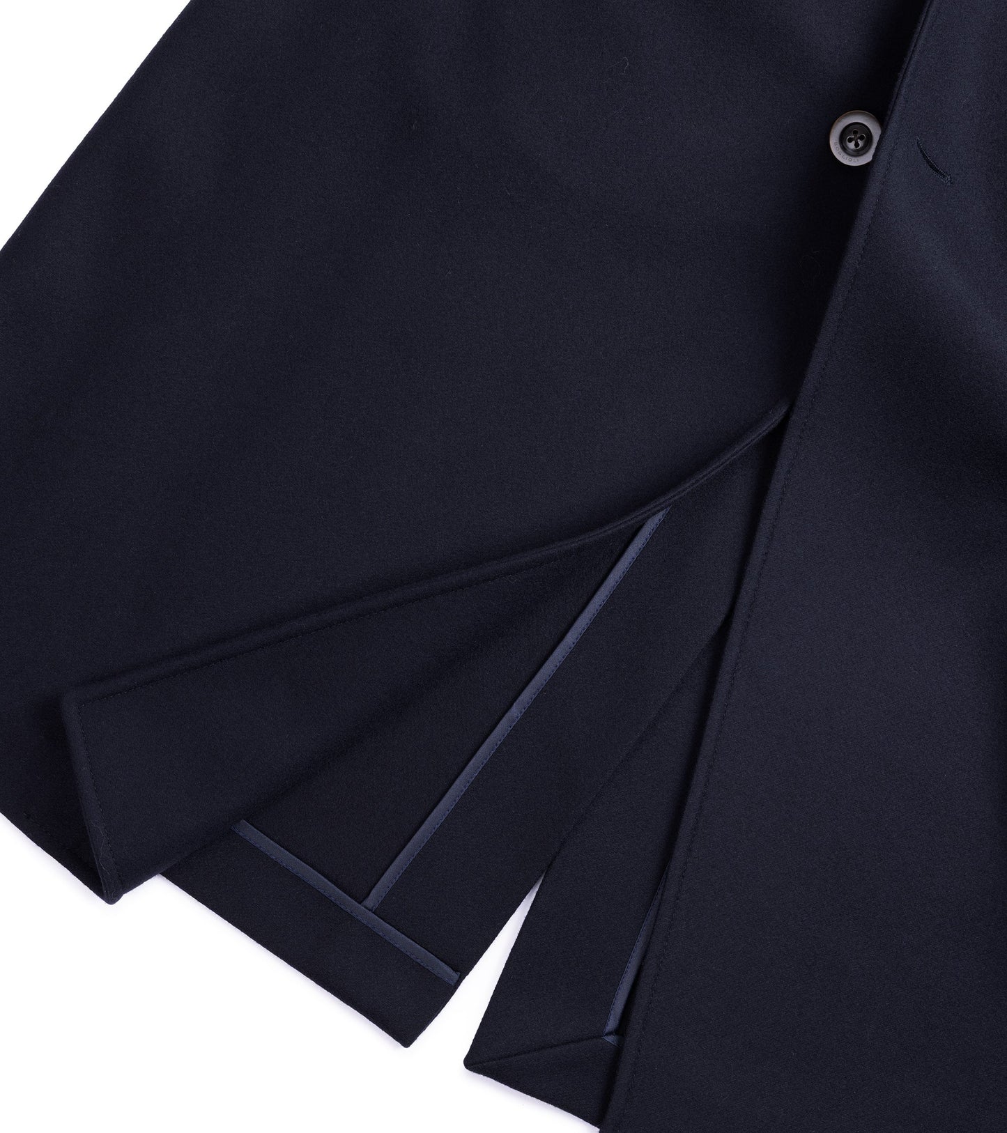 Boglioli Wool Tiroler Overcoat: Navy