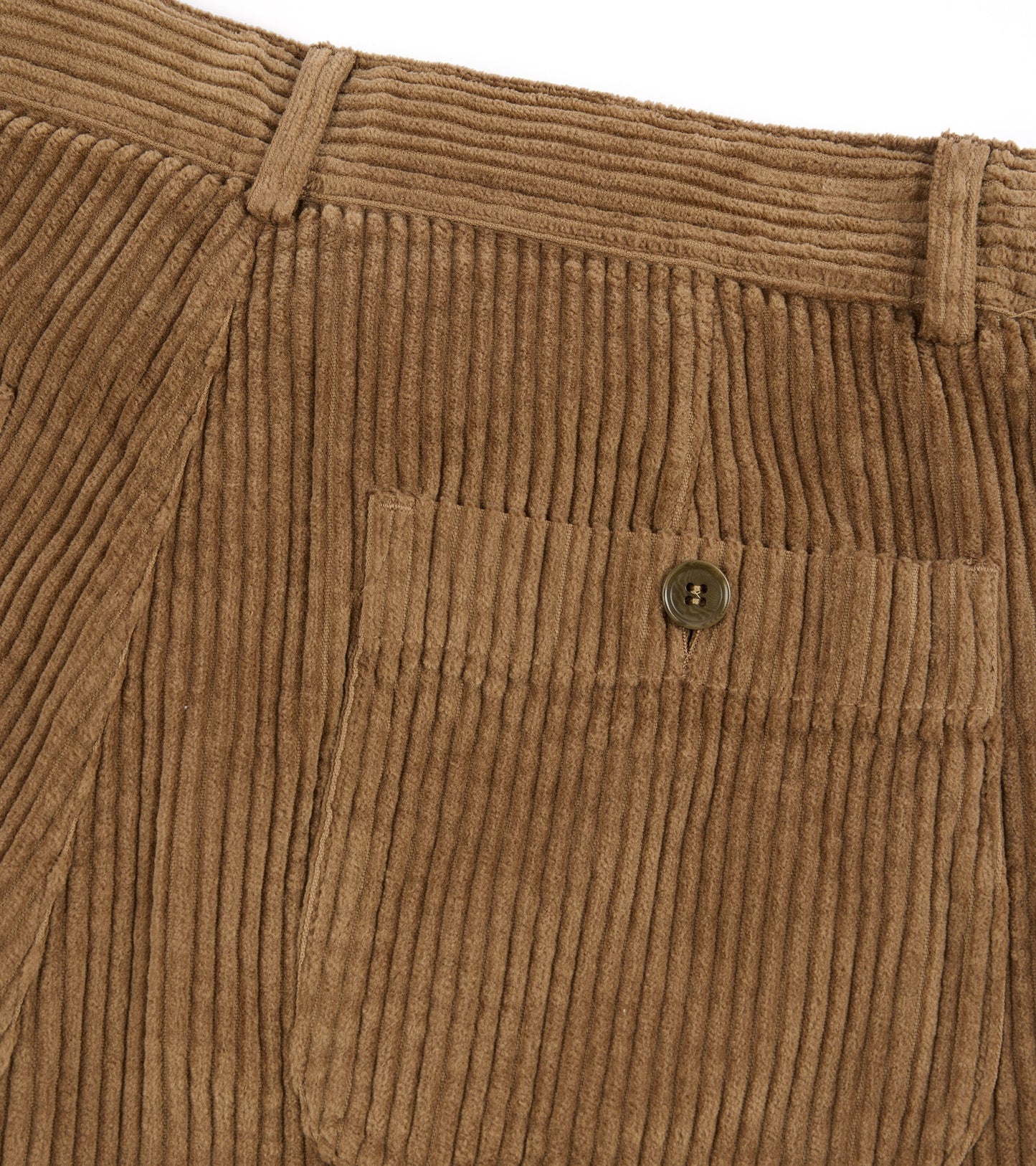 East Harbour Surplus Oxnard Wide Cotton Cord Easy Trousers: Light Brown