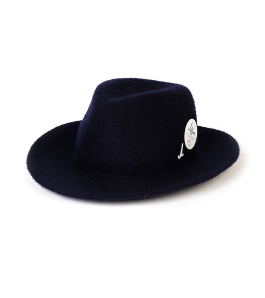 Mühlbauer Wool Felt Traveller Hat: Navy
