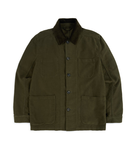 Trunk Coleman Cotton Moleskin Chore Jacket: Olive