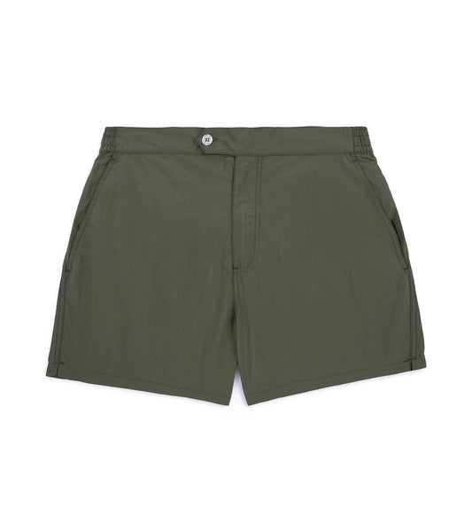 Trunk Foley Swim Shorts: Olive