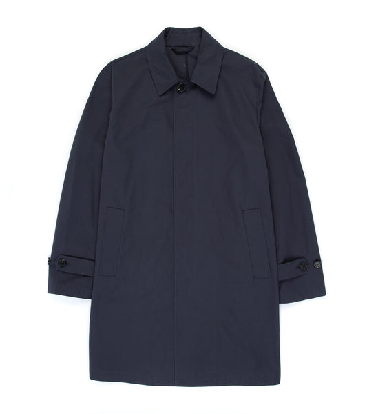 Trunk Halkin Organic Cotton Ventile Raincoat: Navy