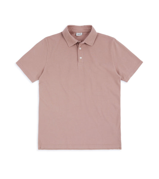 Trunk Moxon Short Sleeve Polo Shirt: Dusty Pink